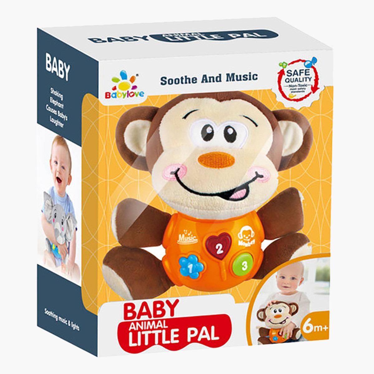 لعبة الرفيق الصغير الموسيقية الناعمة بتصميم حيوان من بيبي لاف-toys-babyandtoddlertoys-lightsandmusicaltoys-image-2