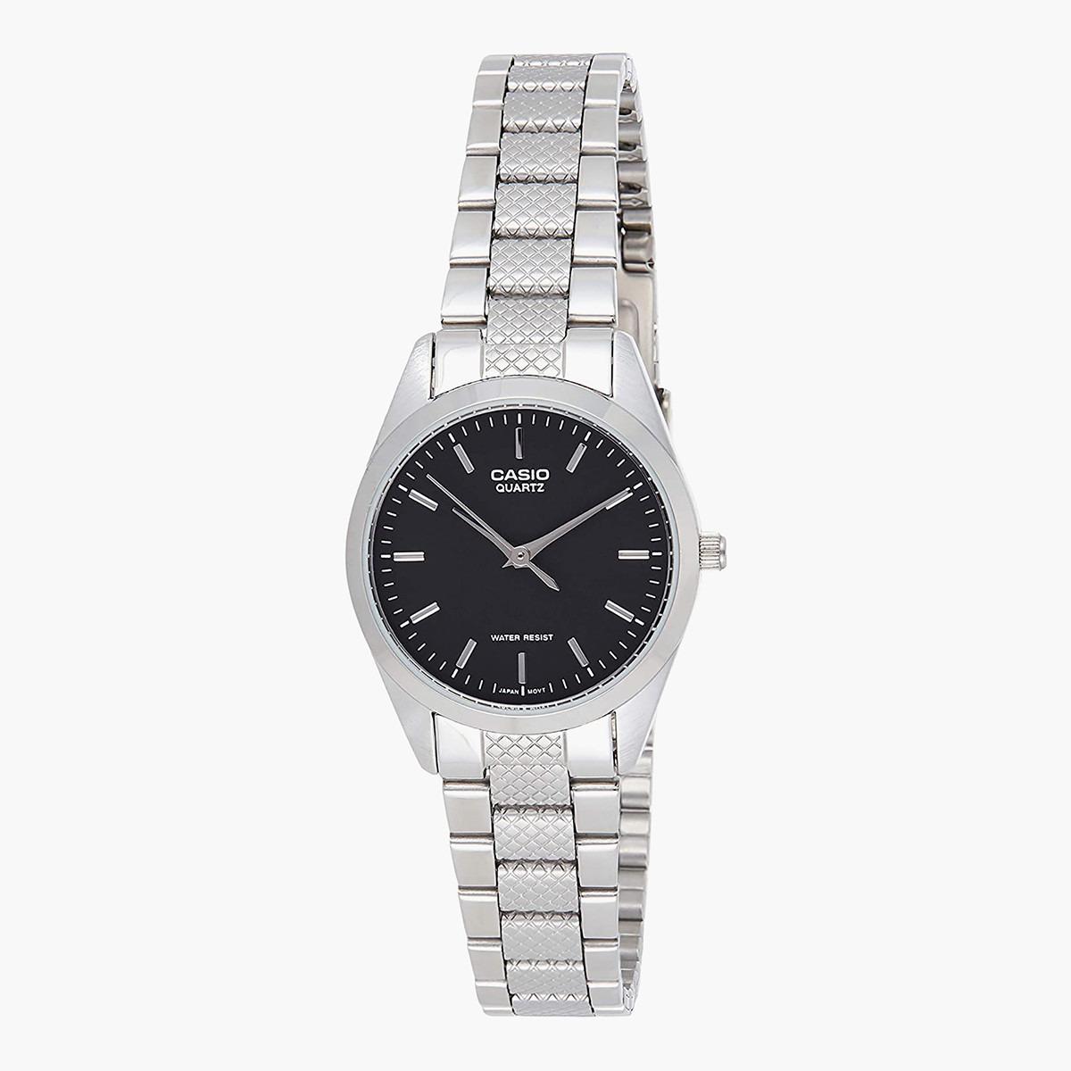 LTP-1274D-1ADF- راقب حزام ستانليس ستيل تناظرية فضة للنساء كاسيو-women-watchesandjewellery-watches-image-1