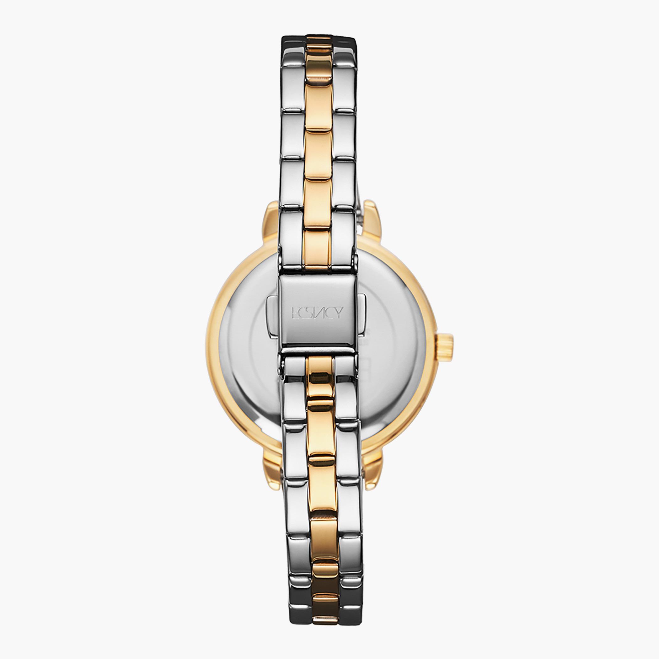 ساعة يد تناظريّة ذهبيّة وفضيّة للنساء من إيستاسي-women-watchesandjewellery-watches-image-3