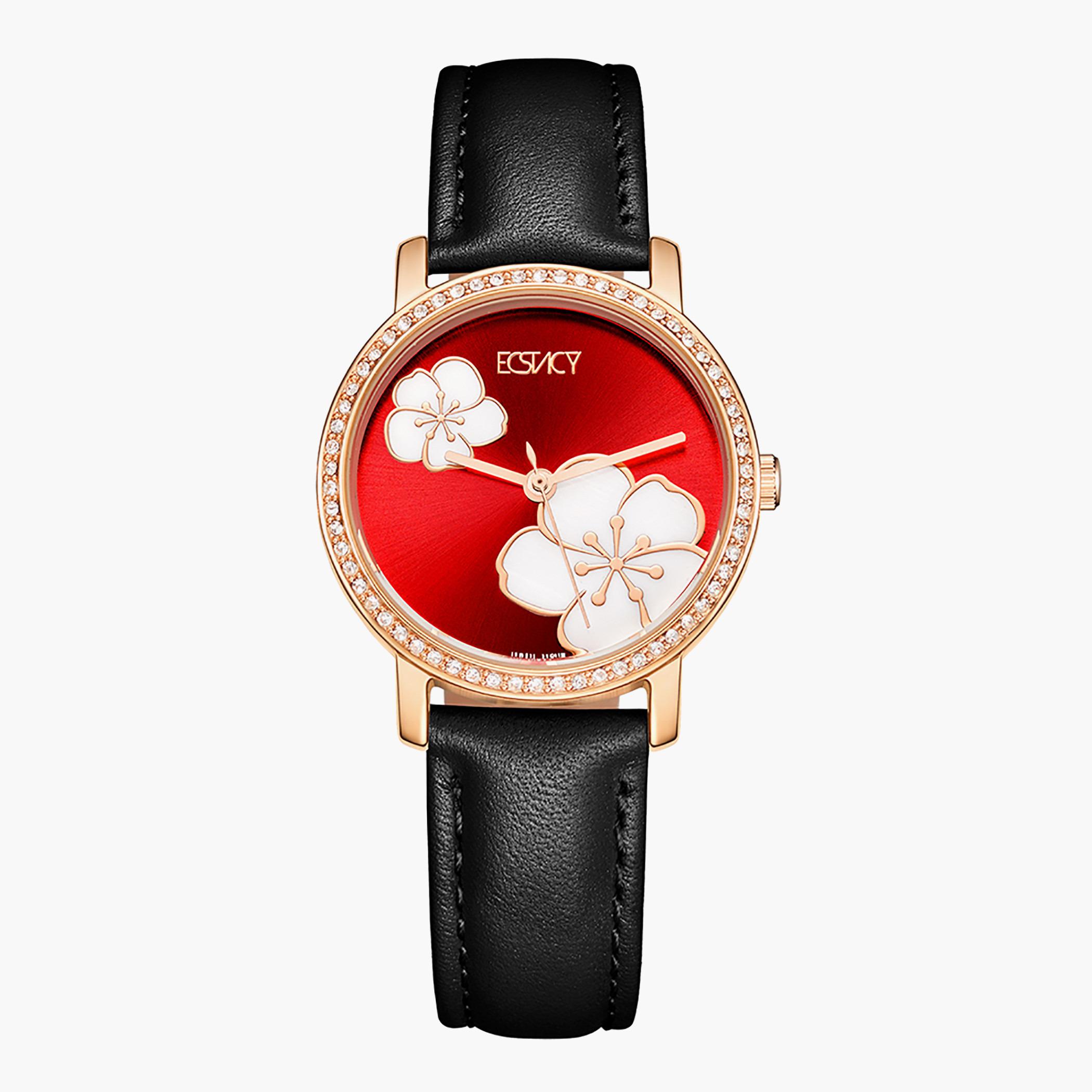 ساعة يد تناظريّة سوداء للنساء من إيستاسي-women-watchesandjewellery-watches-image-1