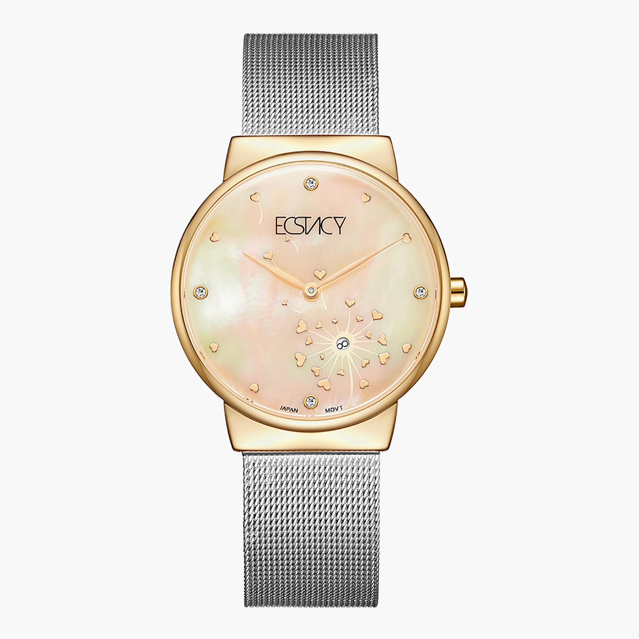 ساعة يد تناظريّة فضيّة للنساء من إيستاسي-women-watchesandjewellery-watches-image-1