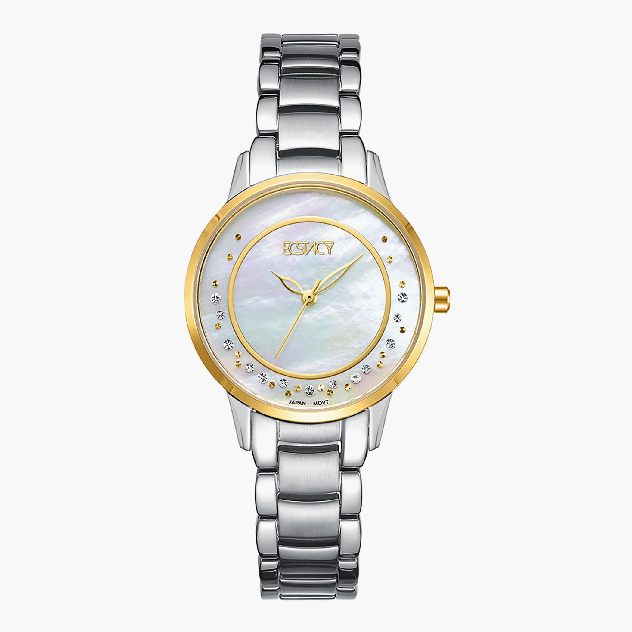 E9516-TBSM- راقب حزام ستانليس ستيل تناظرية فضة للنساء اكستازي-women-watchesandjewellery-watches-image-1