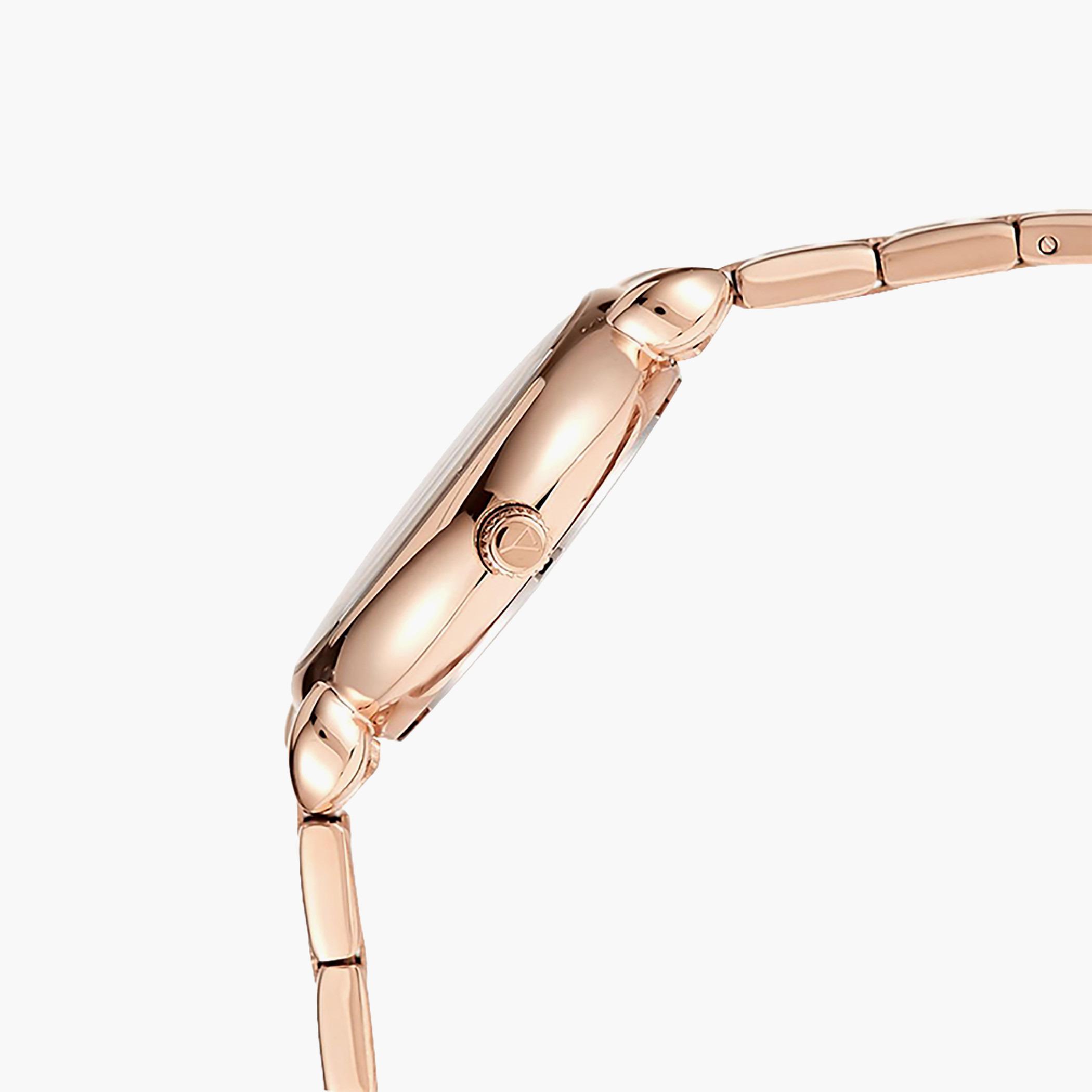 ساعة يد تناظريّة ذهبيّة ورديّة للنساء من إيستاسي-women-watchesandjewellery-watches-image-2