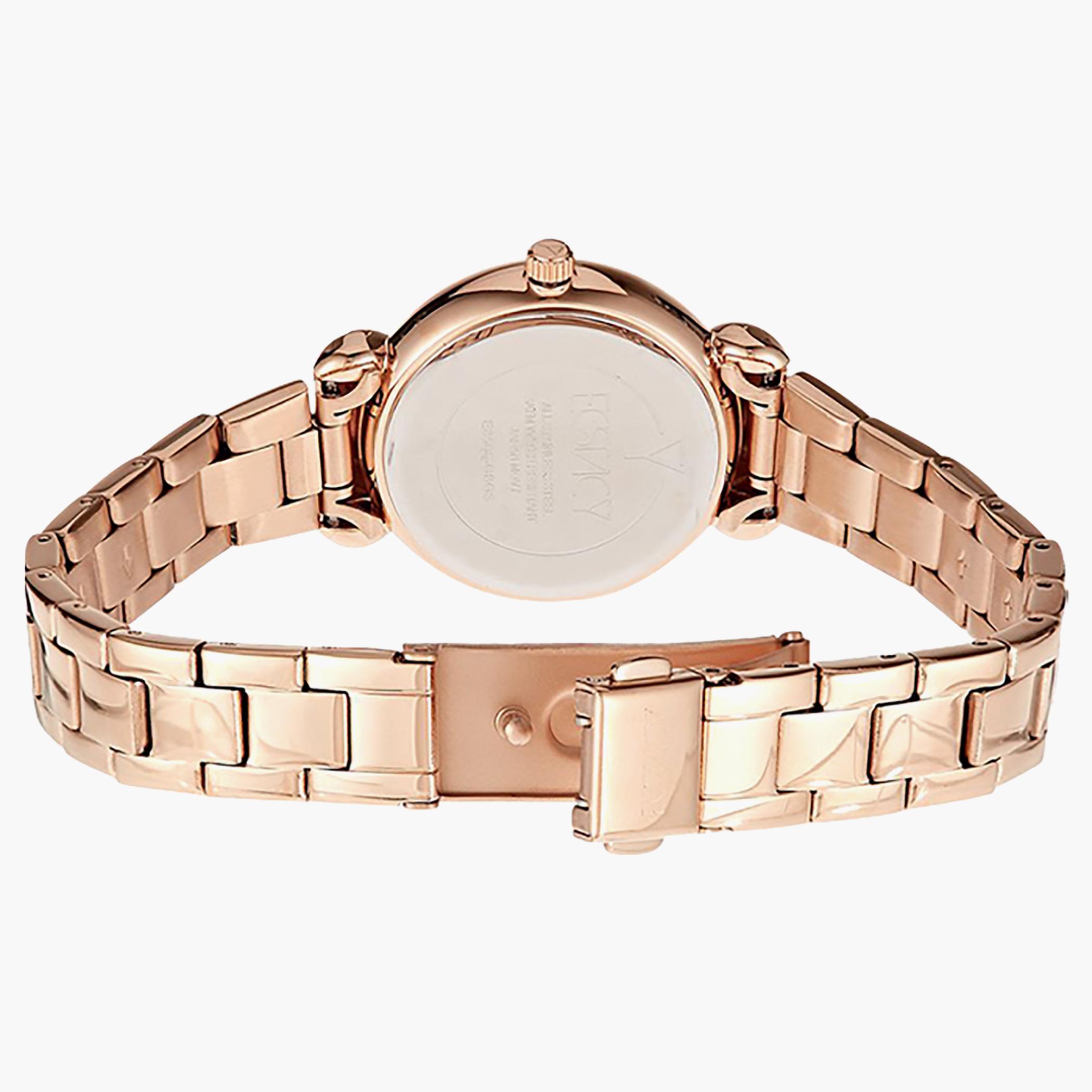 ساعة يد تناظريّة ذهبيّة ورديّة للنساء من إيستاسي-women-watchesandjewellery-watches-image-3