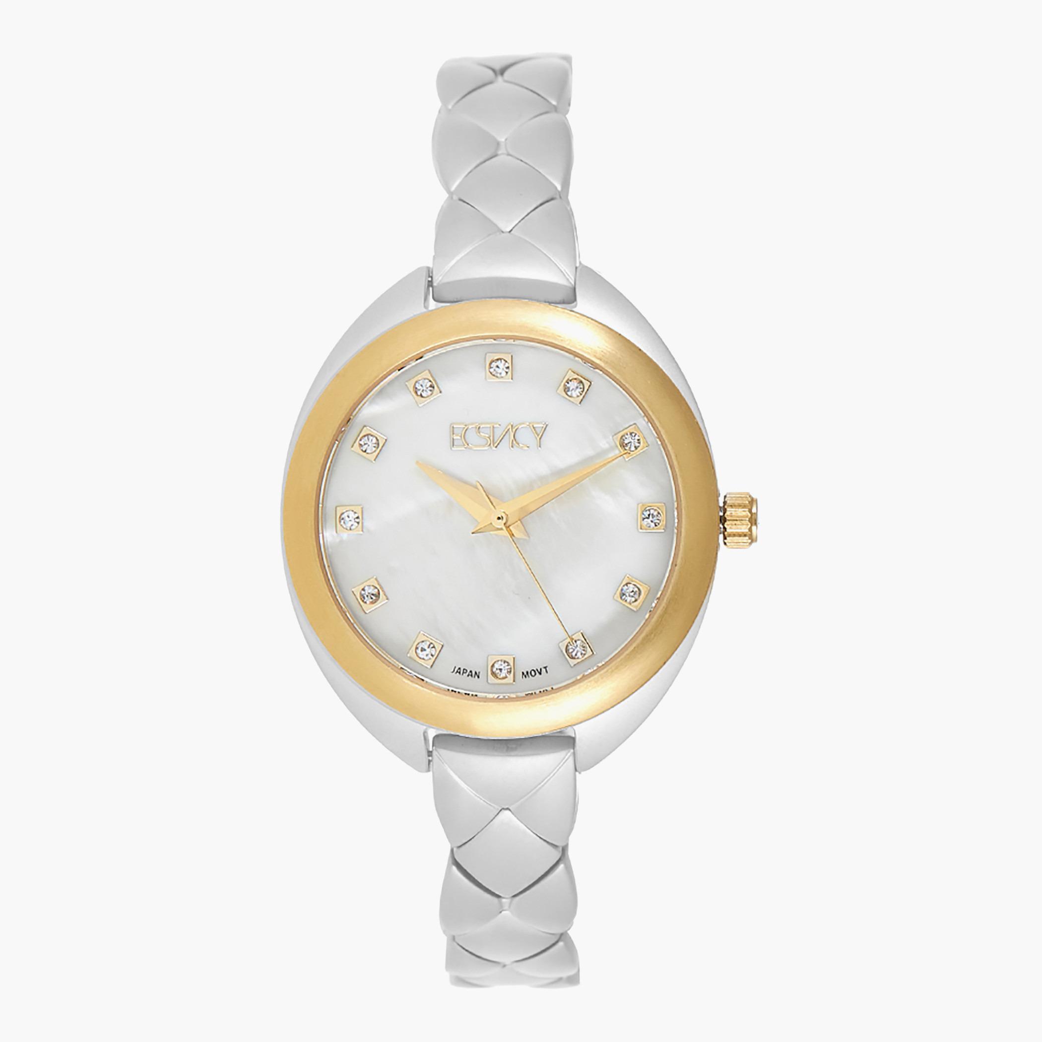 E9501-TBSM- راقب حزام ستانليس ستيل تناظرية فضة للنساء اكستازي-women-watchesandjewellery-watches-image-1
