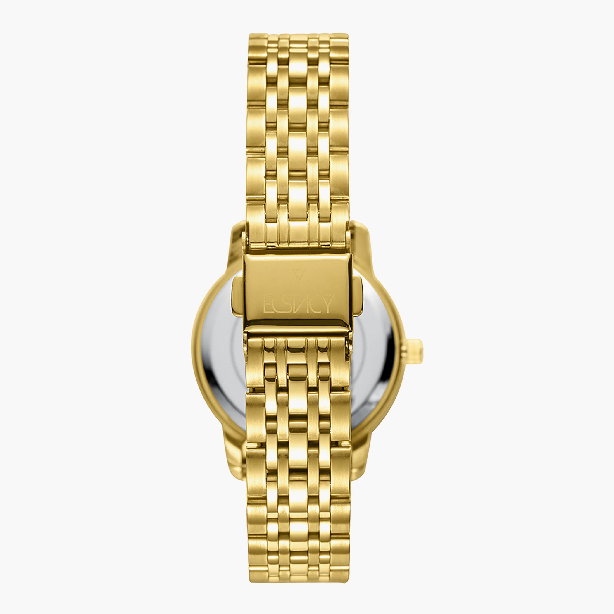 E9517-GBGM- راقب حزام ستانليس ستيل تناظرية ذهبي للنساء اكستازي-women-watchesandjewellery-watches-image-3