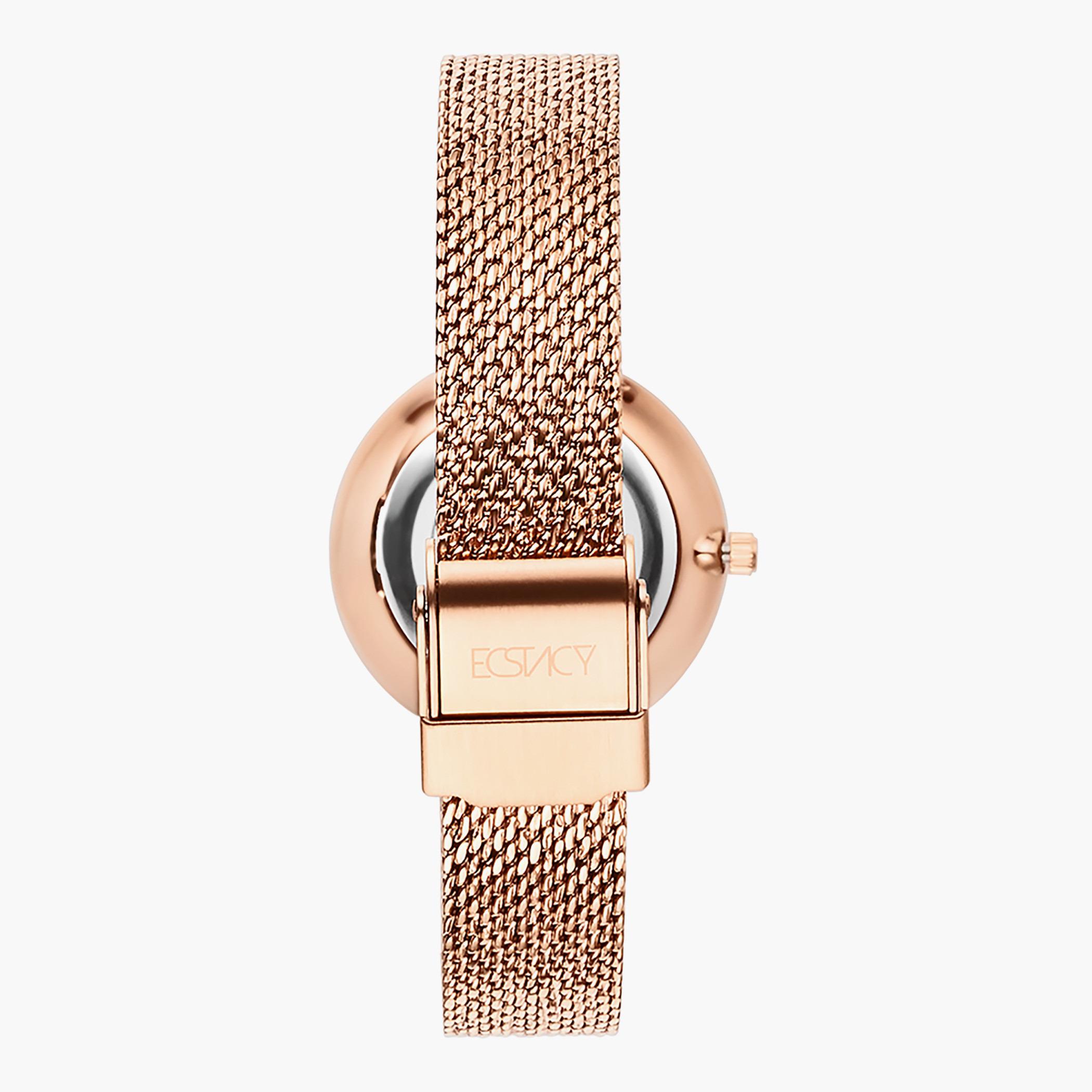 E20506-RMKMK- راقب حزام ستانليس ستيل تناظرية ذهبي وردي للنساء اكستازي-women-watchesandjewellery-watches-image-3