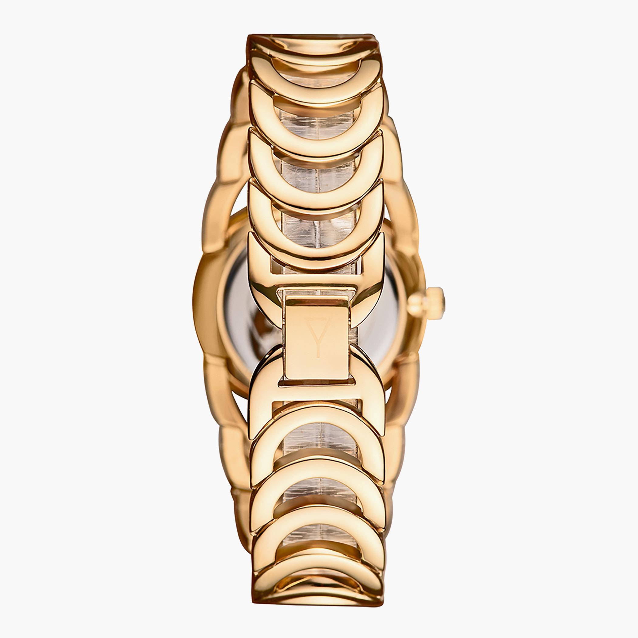 E6508-GBGC- راقب حزام ستانليس ستيل تناظرية ذهبي للنساء اكستازي-women-watchesandjewellery-watches-image-3