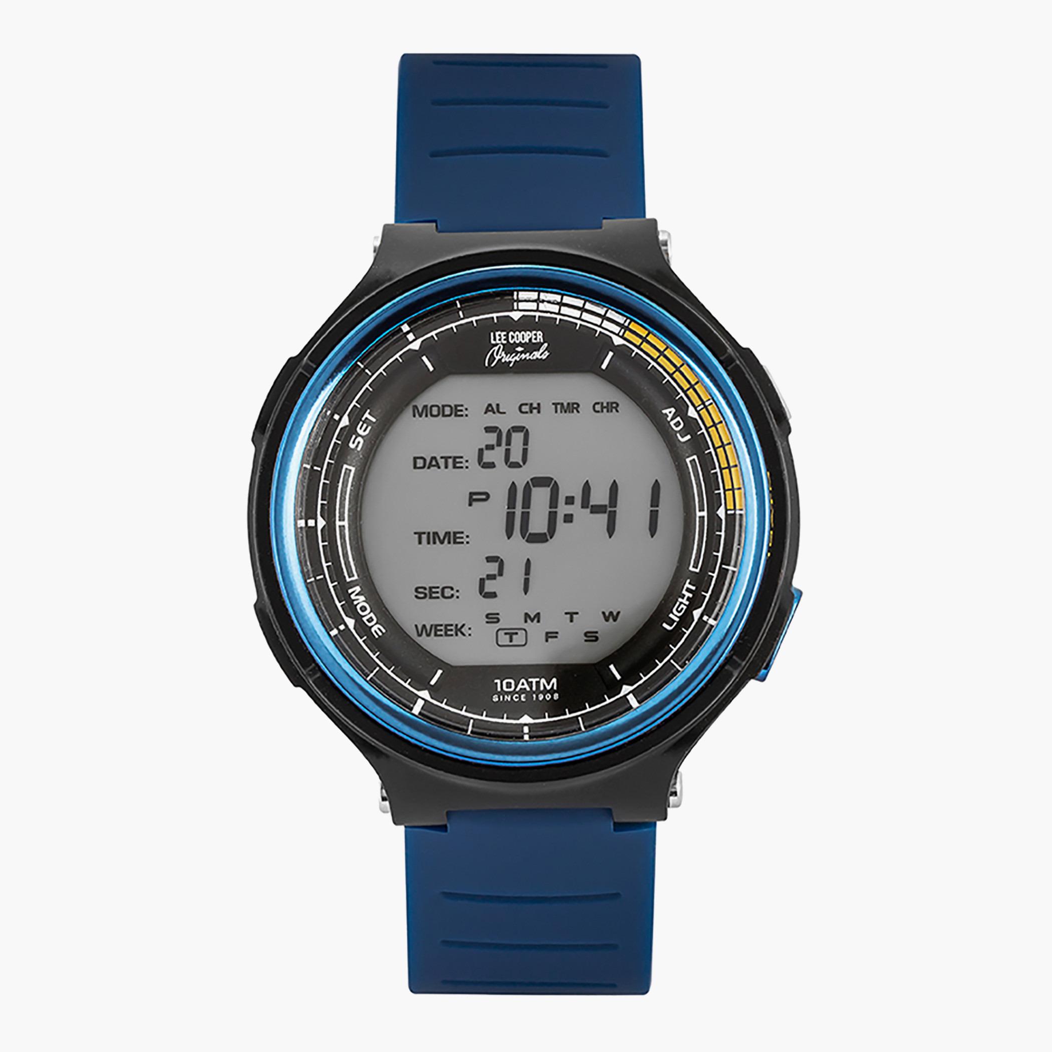 ORG05603.629- راقب حزام سيليكون رقميّة أزرق ملك الرجال لي كوبر أورجينالز-men-watchesandjewellery-watches-image-1