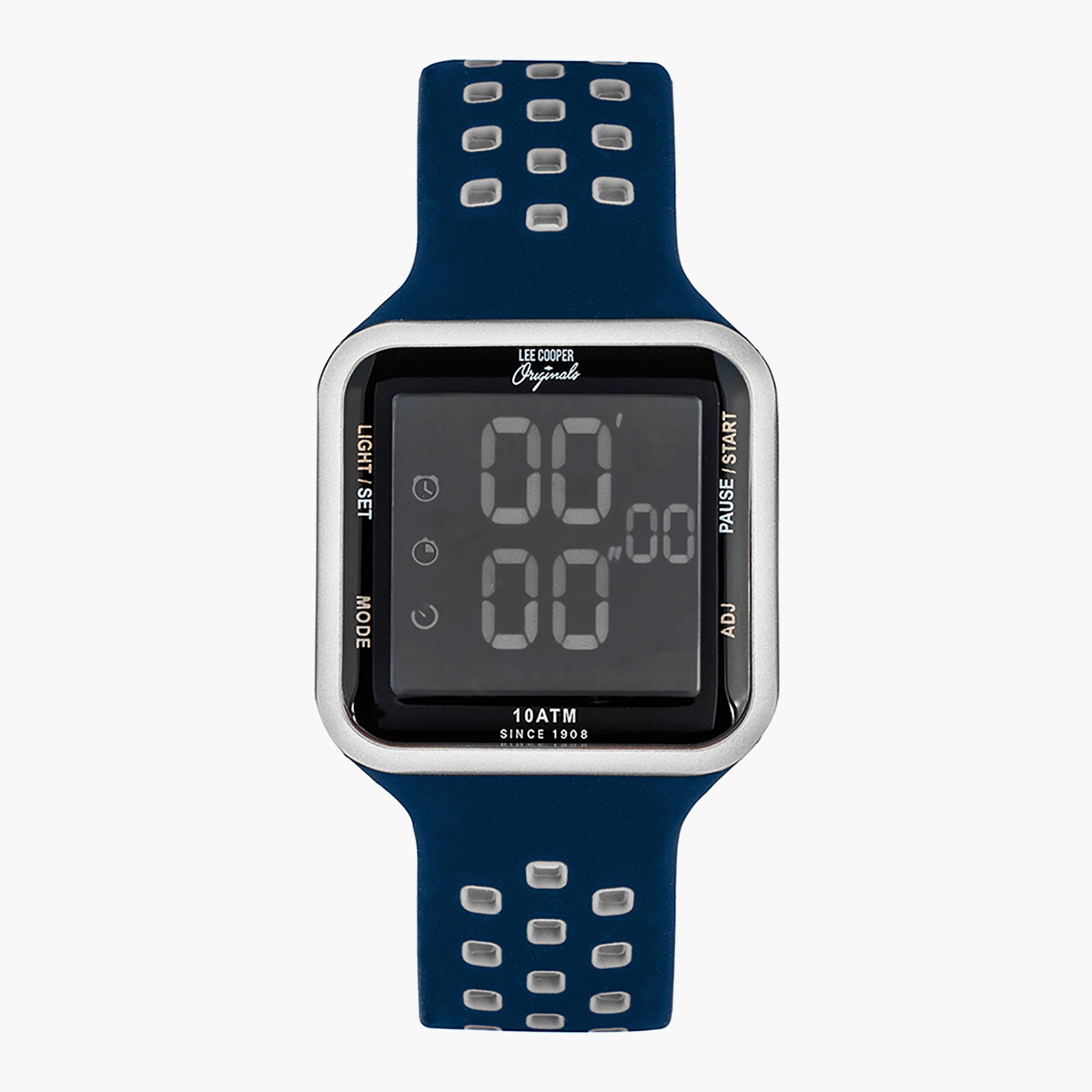ORG05604.319- راقب حزام سيليكون رقميّة أزرق ملك الرجال لي كوبر أورجينالز-men-watchesandjewellery-watches-image-1
