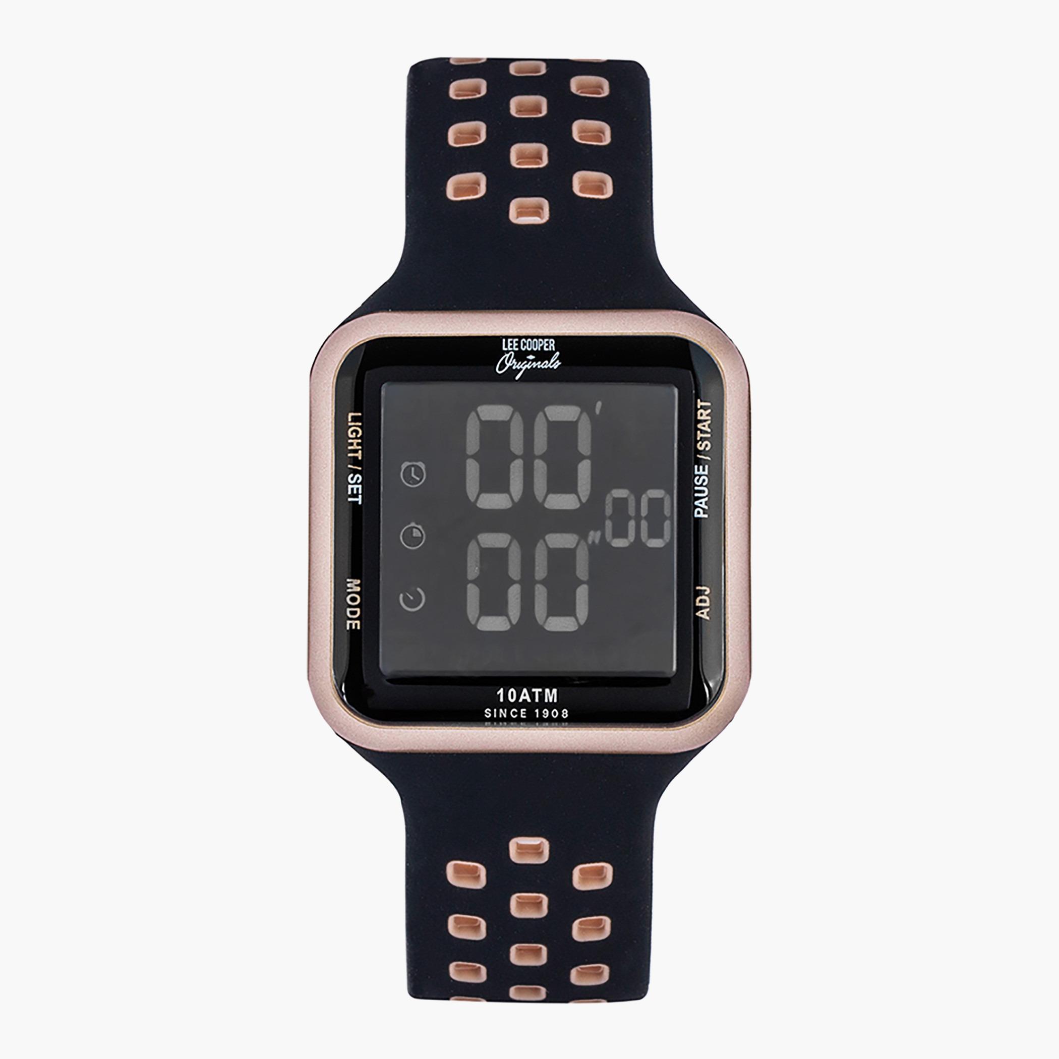 ORG05604.811- راقب حزام سيليكون رقميّة أسود ملك الرجال لي كوبر أورجينالز-men-watchesandjewellery-watches-image-1