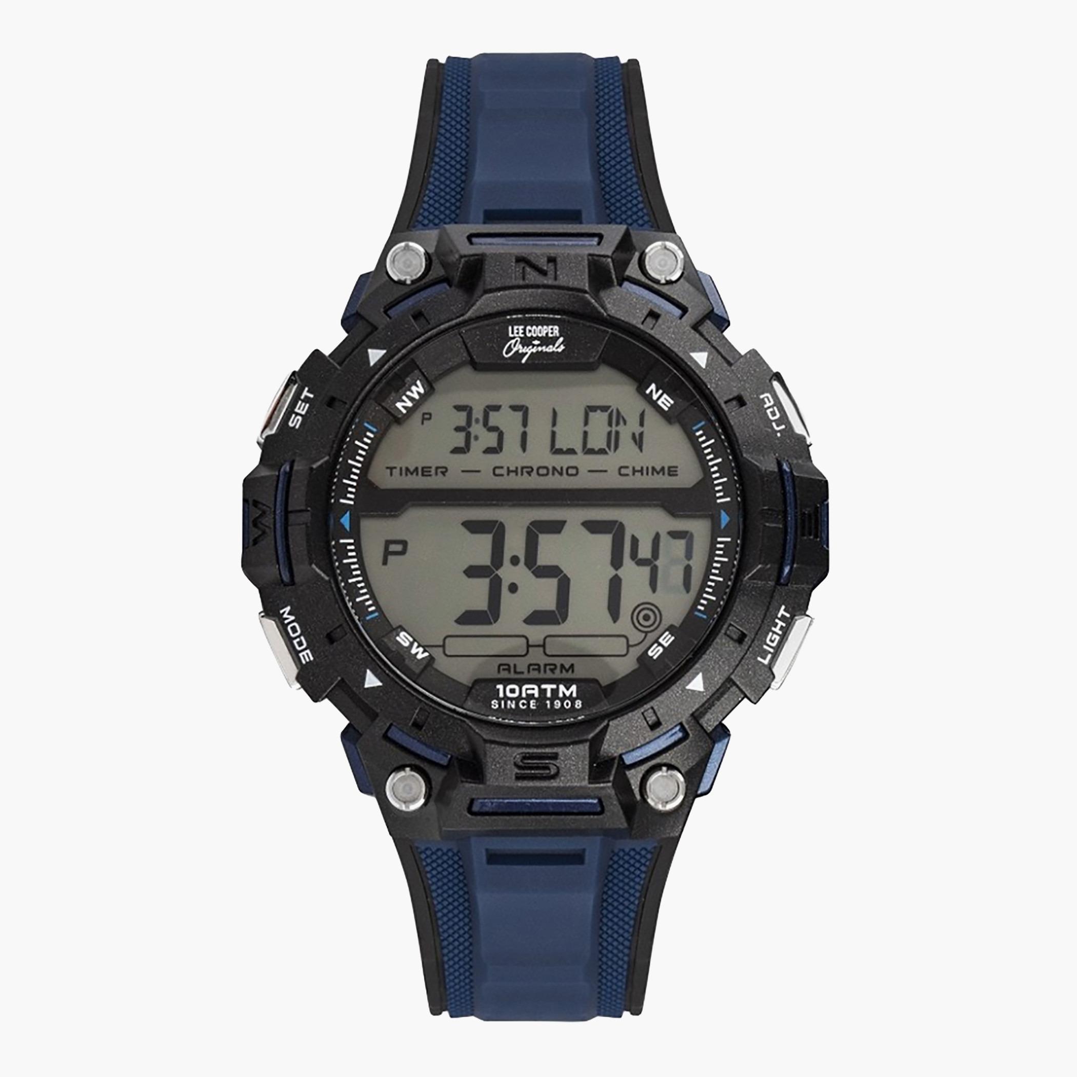 ORG05609.619- راقب حزام سيليكون رقميّة أزرق ملك الرجال لي كوبر أورجينالز-men-watchesandjewellery-watches-image-1