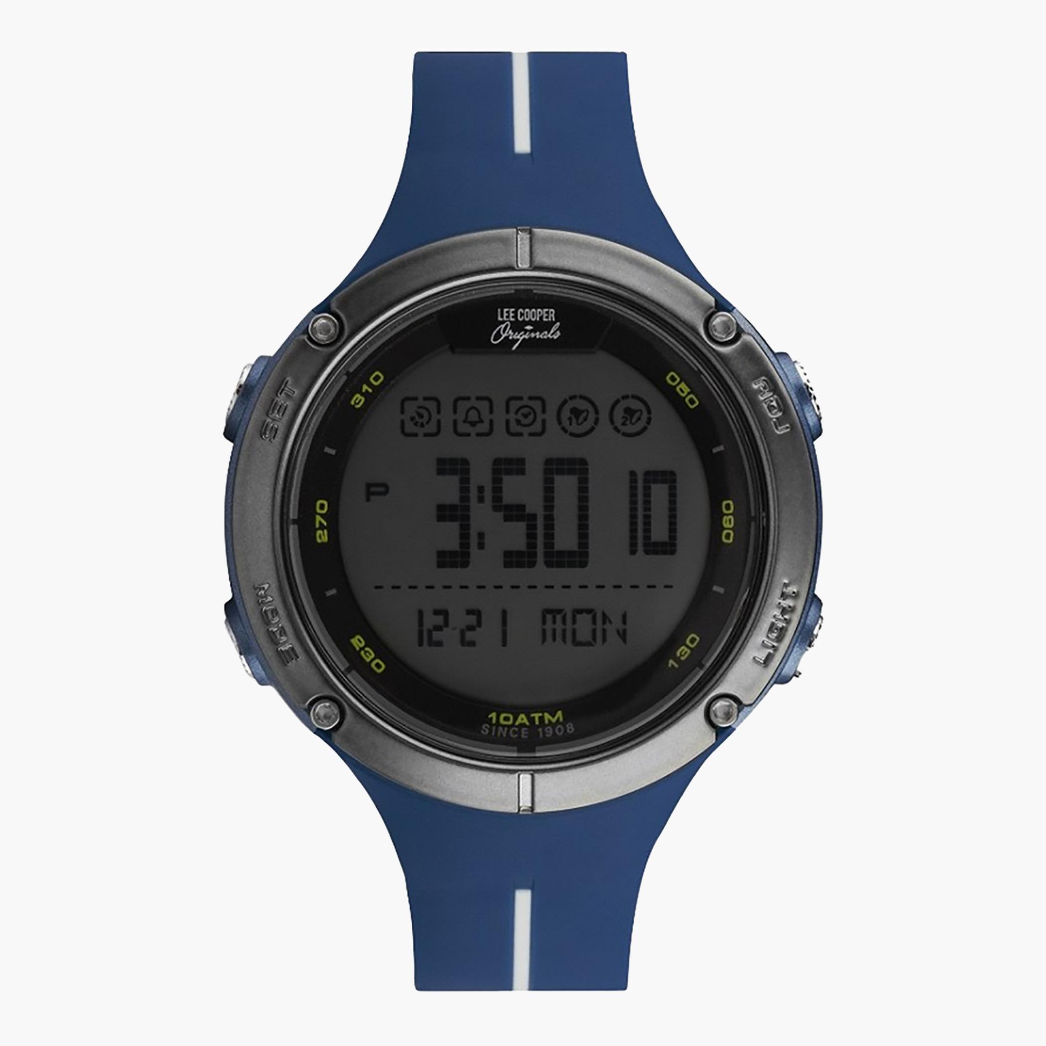ORG05611.929- راقب حزام سيليكون رقميّة أزرق ملك الرجال لي كوبر أورجينالز-men-watchesandjewellery-watches-image-1