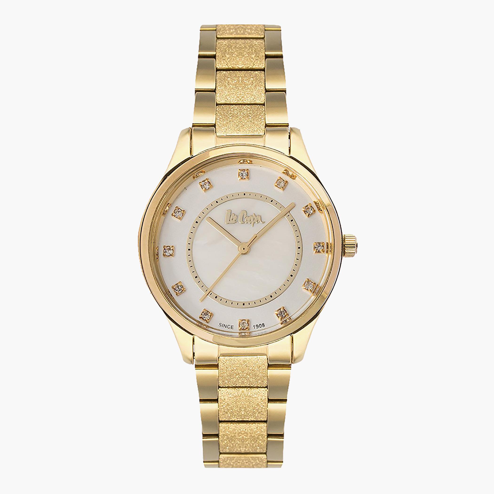 Lee Cooper Women's Gold Analog Wrist Watch-women-watchesandjewellery-watches-image-1