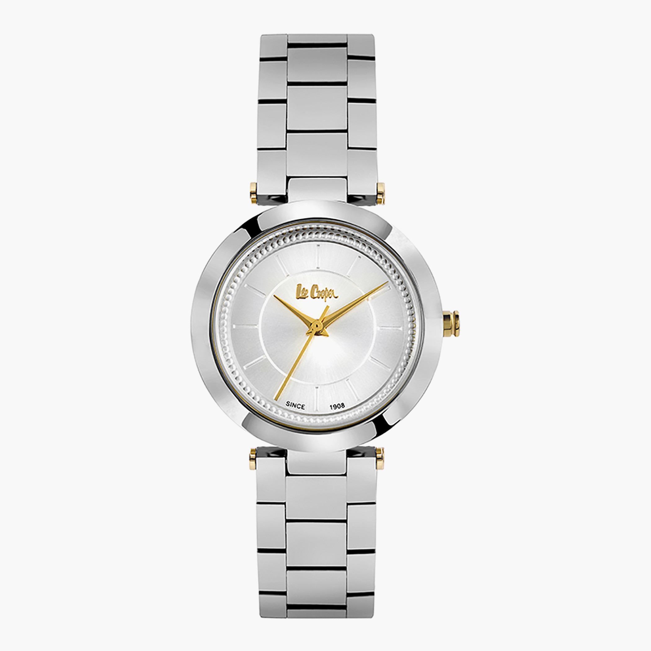 Lee Cooper Silver Analog Metal Strap Watch - LC06950.230-women-watchesandjewellery-watches-image-1