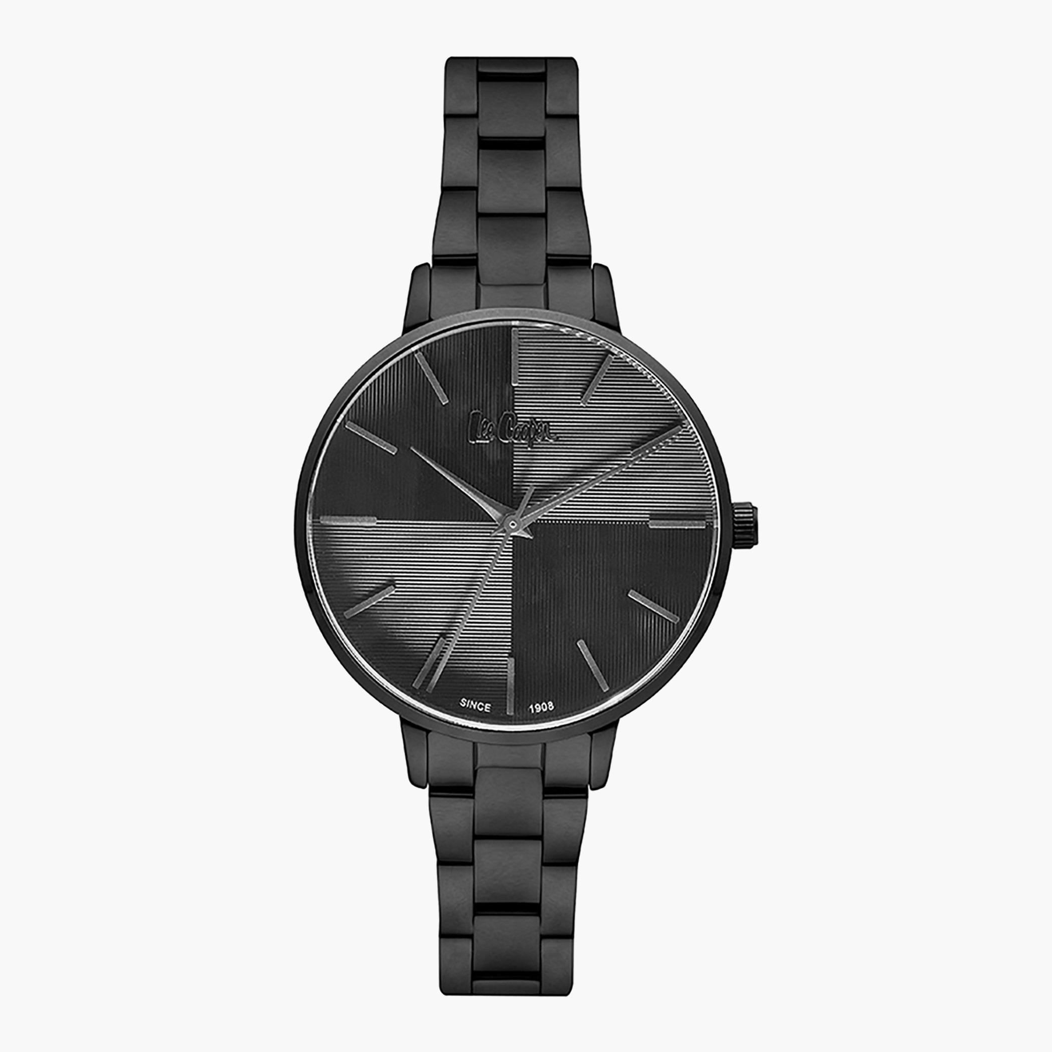 Lee Cooper Black Analog Metal Strap Watch - LC06943.650-men-watchesandjewellery-watches-image-1