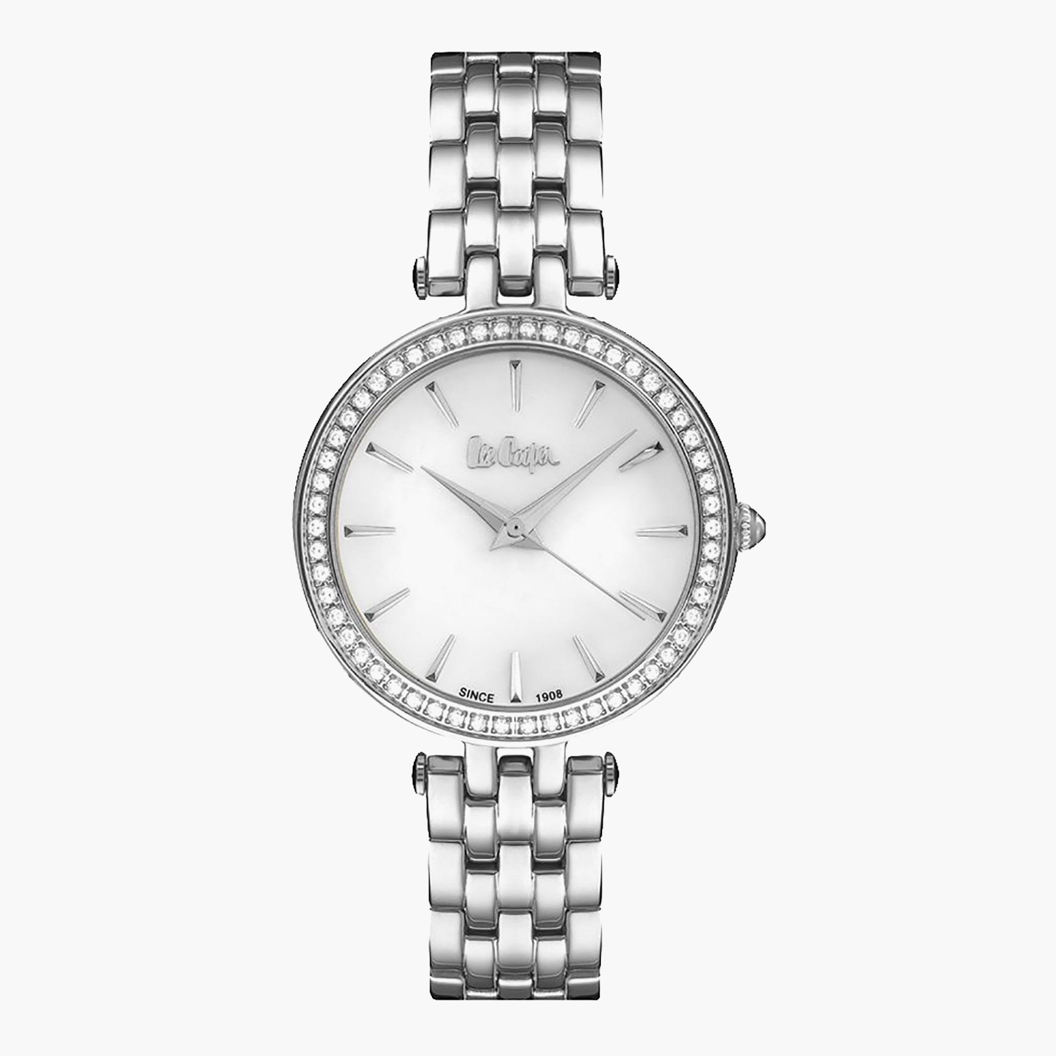 Lee Cooper Silver Analog Stainless Steel Strap Watch - LC06944.320-women-watchesandjewellery-watches-image-1