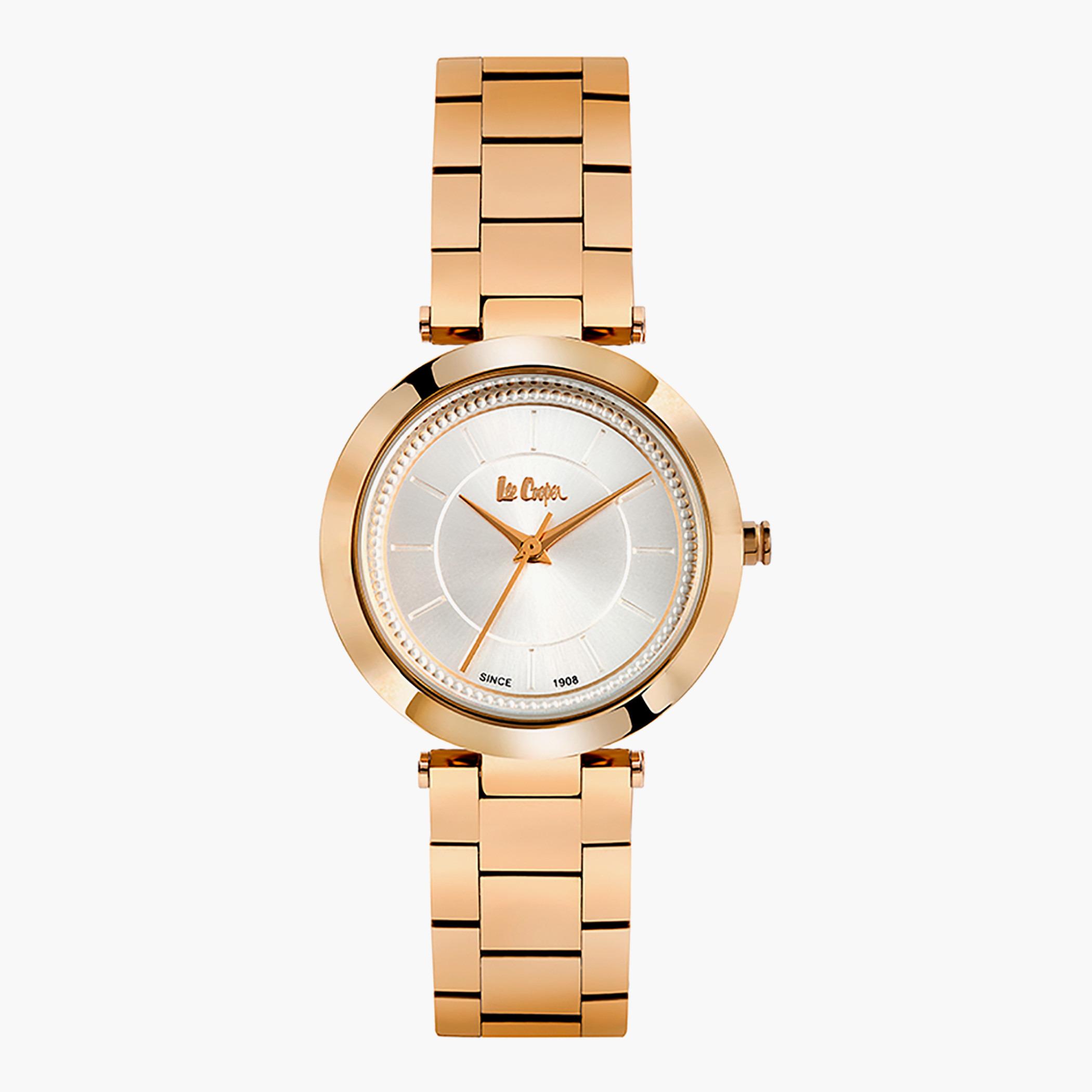 Lee Cooper Rose Gold Analog Metal Strap Watch - LC06950.430-women-watchesandjewellery-watches-image-1