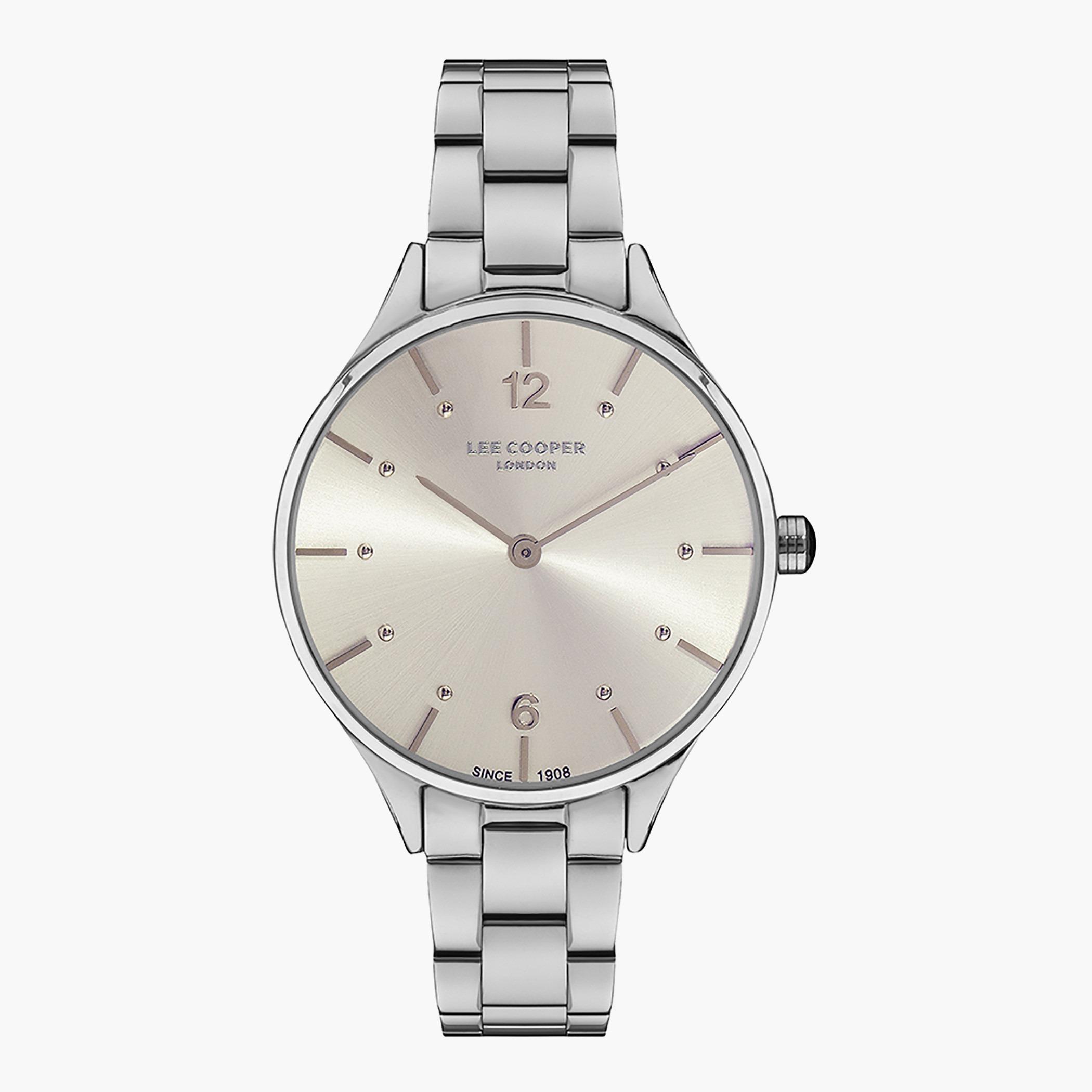 Lee Cooper Silver Analog Metal Strap Watch - LC07027.330-women-watchesandjewellery-watches-image-1