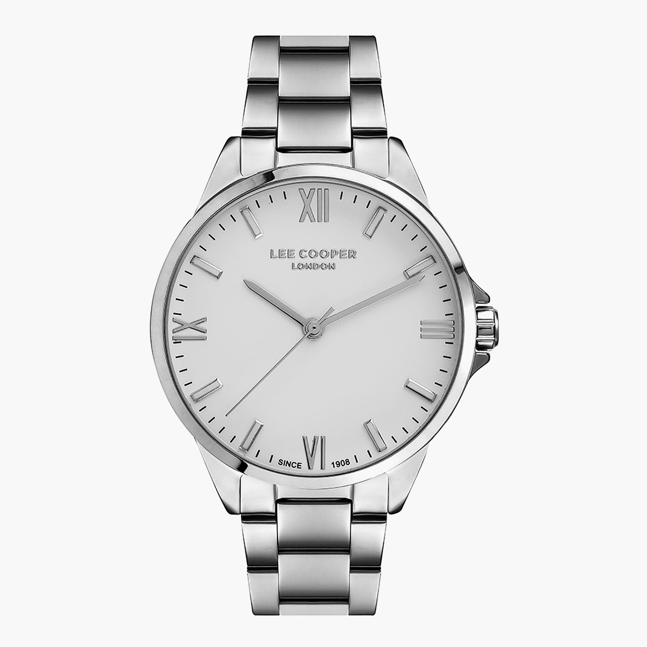Lee Cooper Silver Analog Metal Strap Watch - LC07044.330-women-watchesandjewellery-watches-image-1