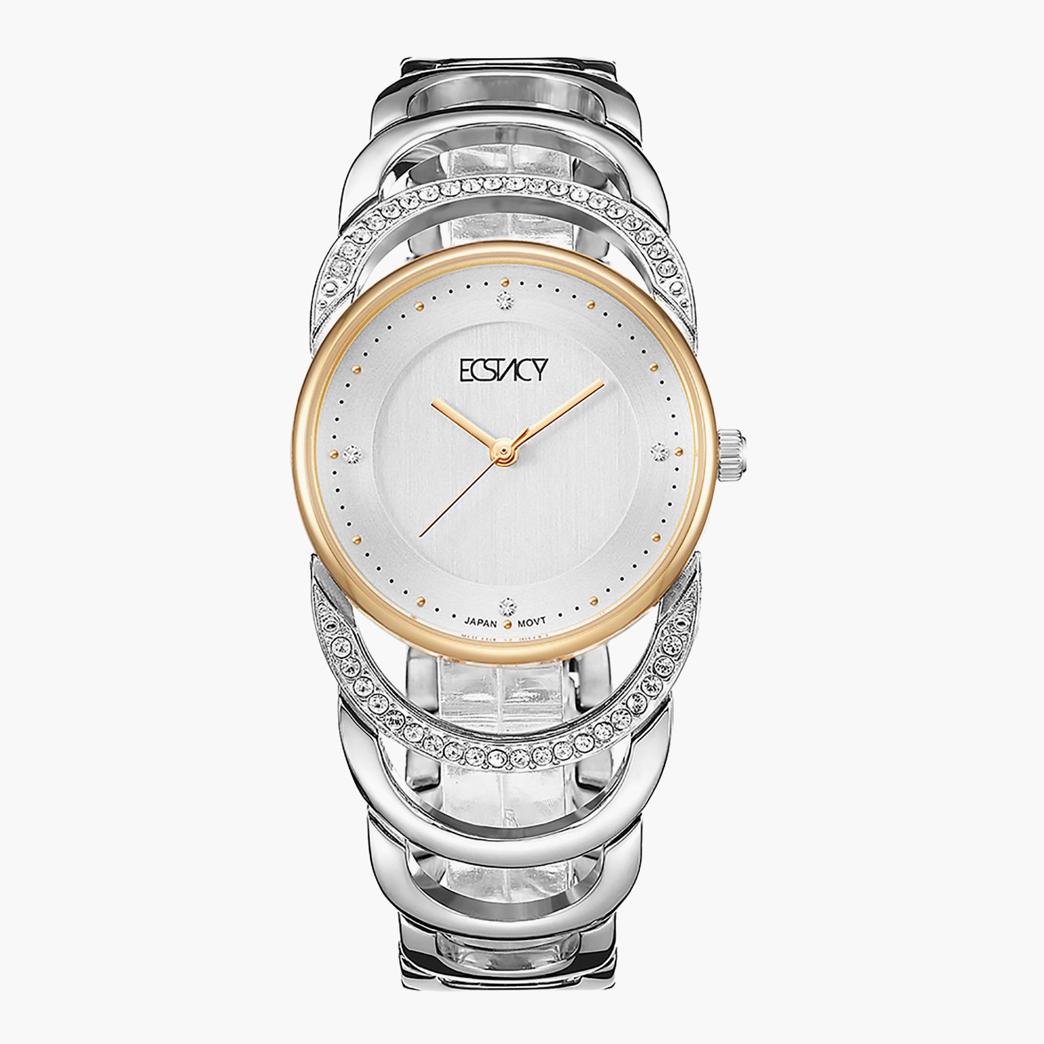 E6508-GBSS- راقب حزام ستانليس ستيل تناظرية فضة للنساء اكستازي-women-watchesandjewellery-watches-image-1