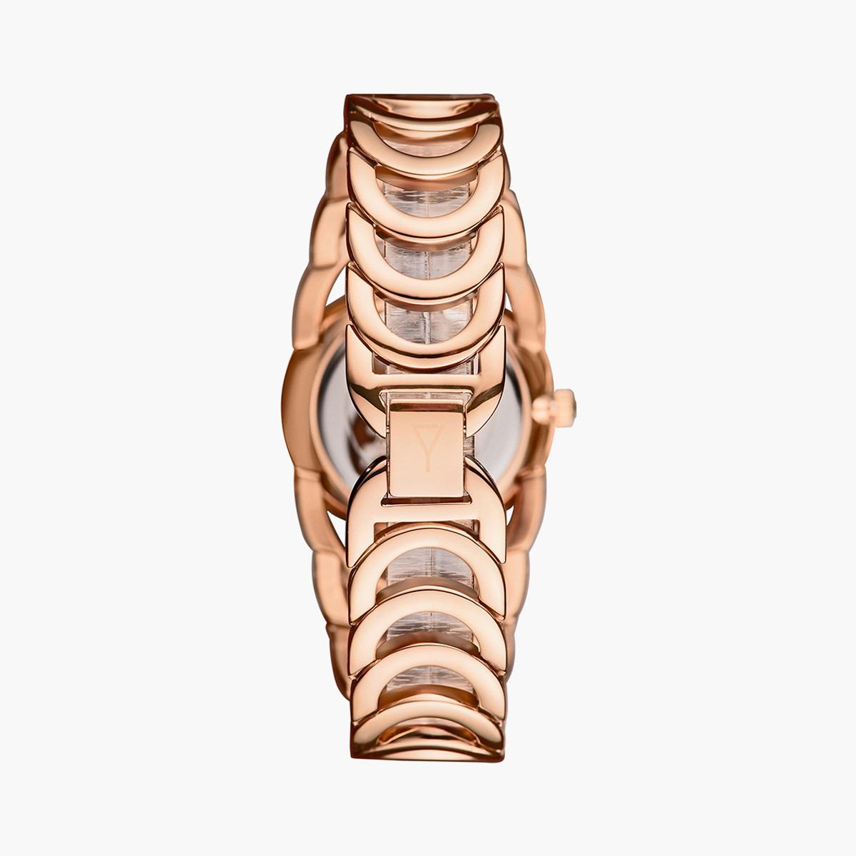 ساعة يد تناظريّة ذهبيّة ورديّة للنساء من إيستاسي-women-watchesandjewellery-watches-image-3