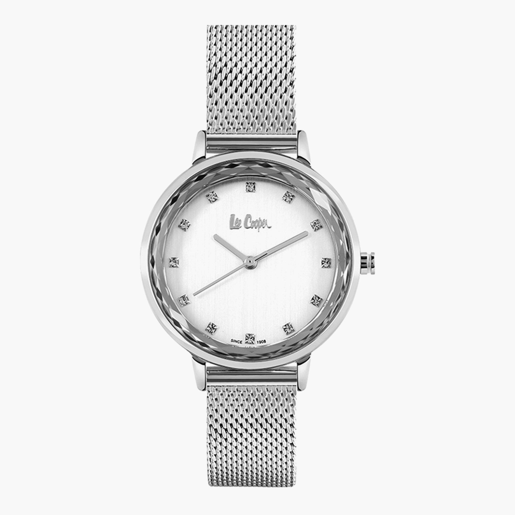 LC06946.330- راقب حزام شبكة تناظرية بني للنساء لي كوبر-women-watchesandjewellery-watches-image-1