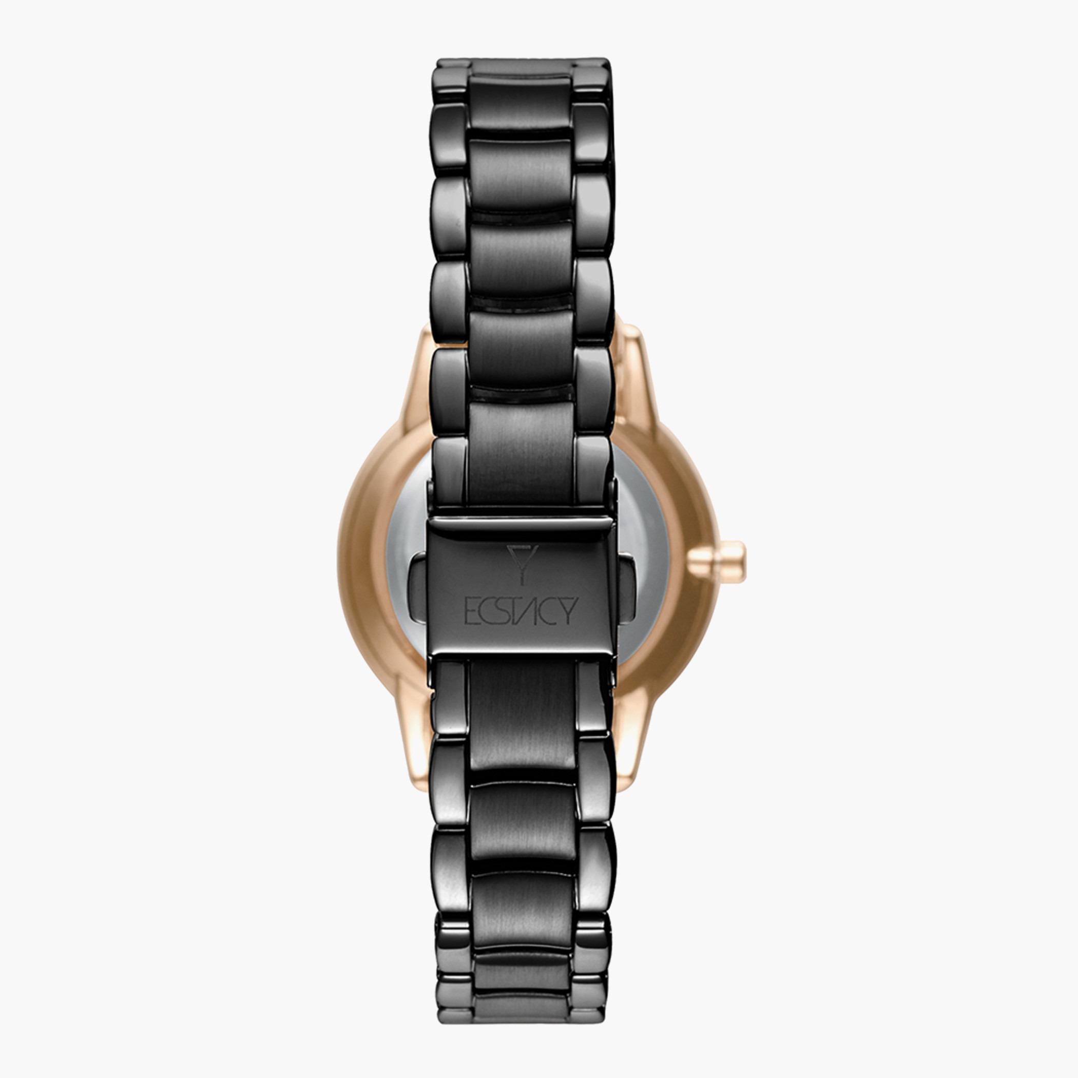 E9516-KBBMB- راقب حزام ستانليس ستيل تناظرية أسود للنساء اكستازي-women-watchesandjewellery-watches-image-3