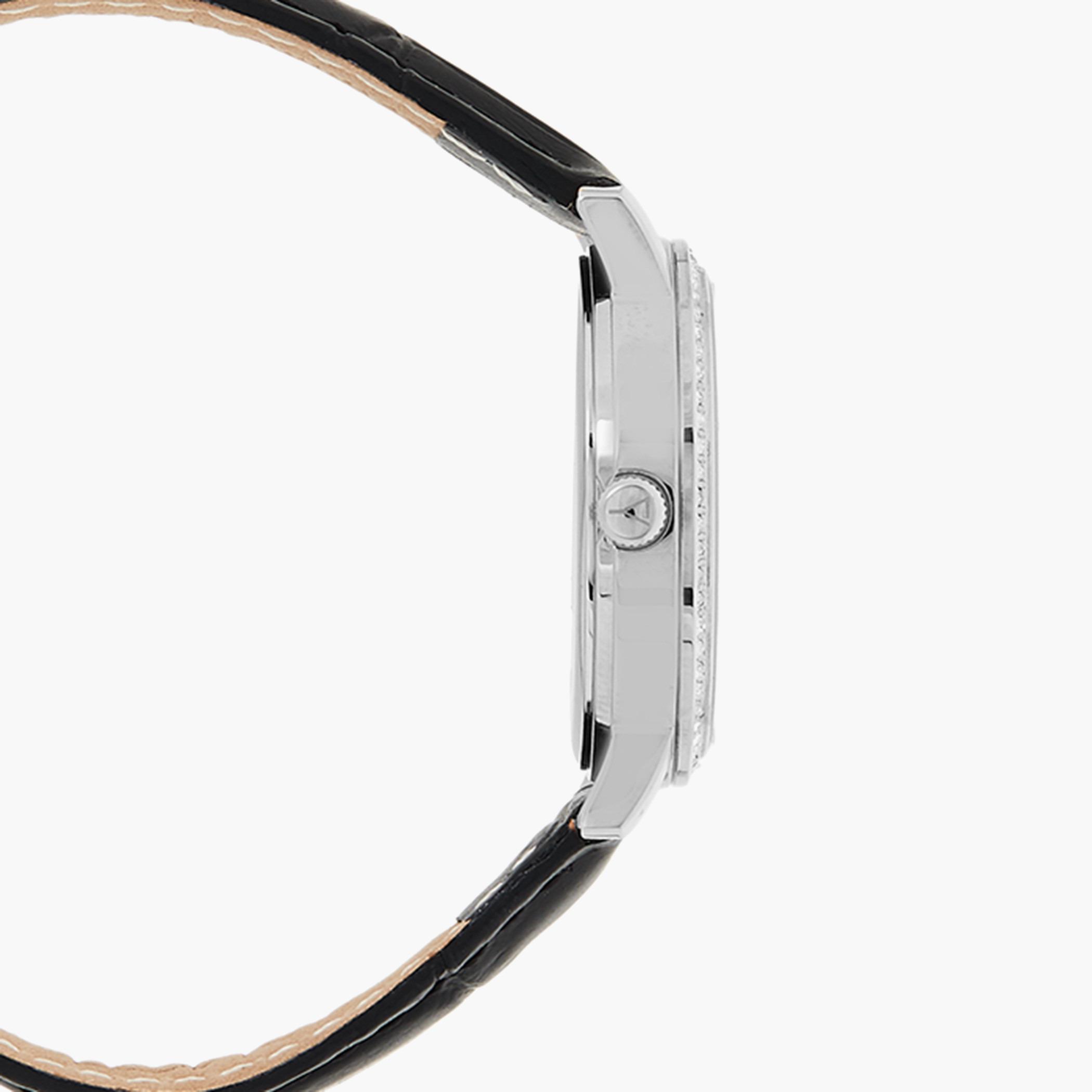 E9503-SLBMS- راقب حزام جلد تناظرية أسود للنساء اكستازي-women-watchesandjewellery-watches-image-2