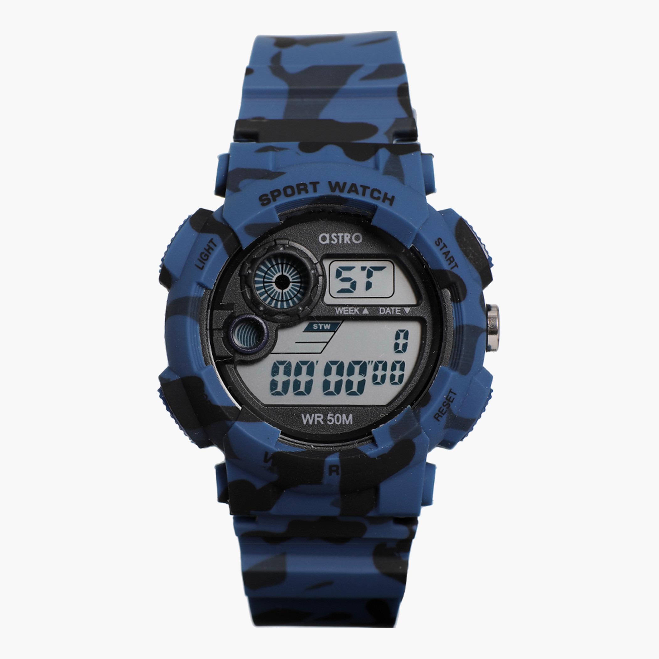 A21903-PPNB- راقب حزام سيليكون رقميّة متعدد الألوان للرجال أسترو-men-watchesandjewellery-watches-image-1