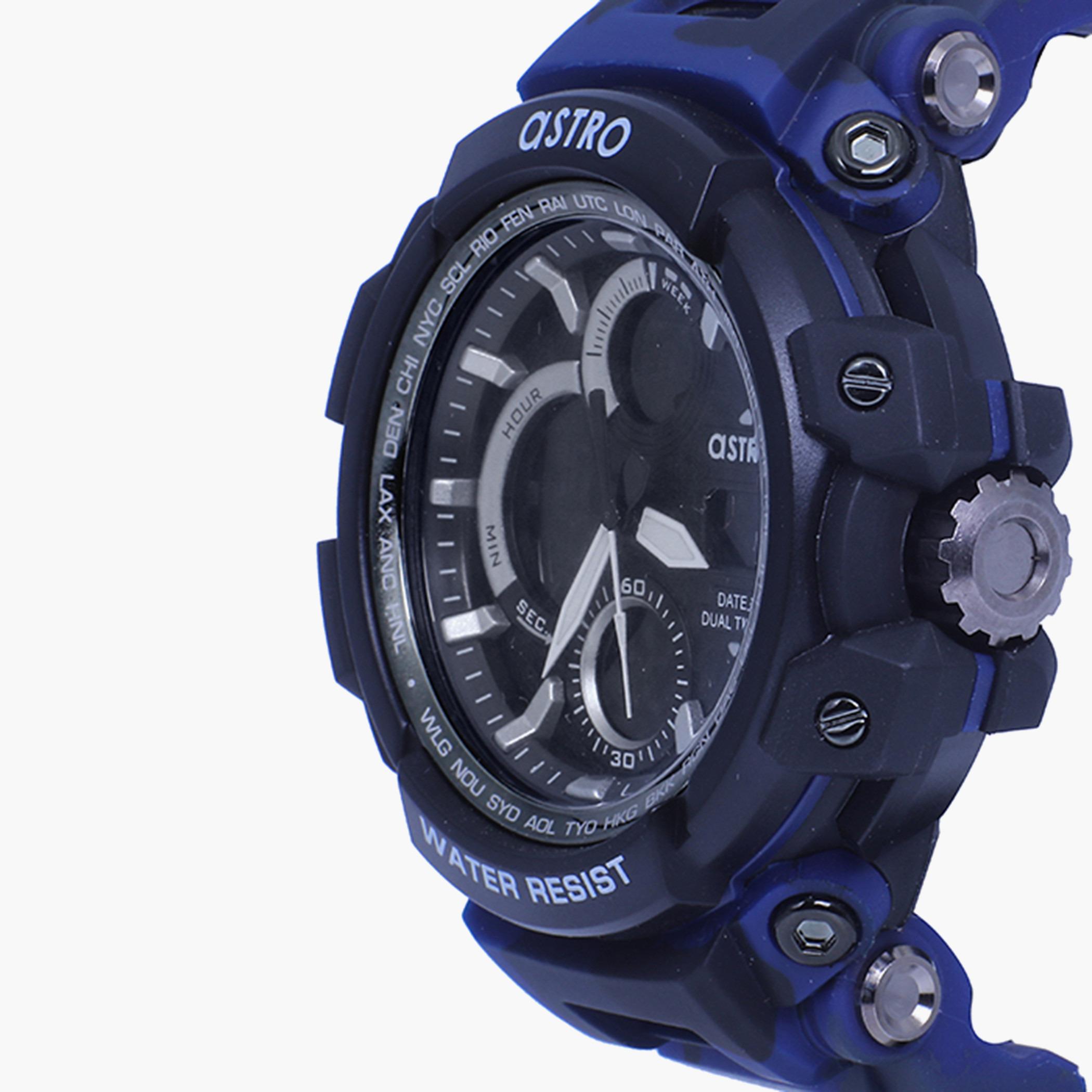 A9818-BLUE- راقب حزام لدائن تناظرية/ رقمية متعدد الألوان للرجال أسترو-men-watchesandjewellery-watches-image-2