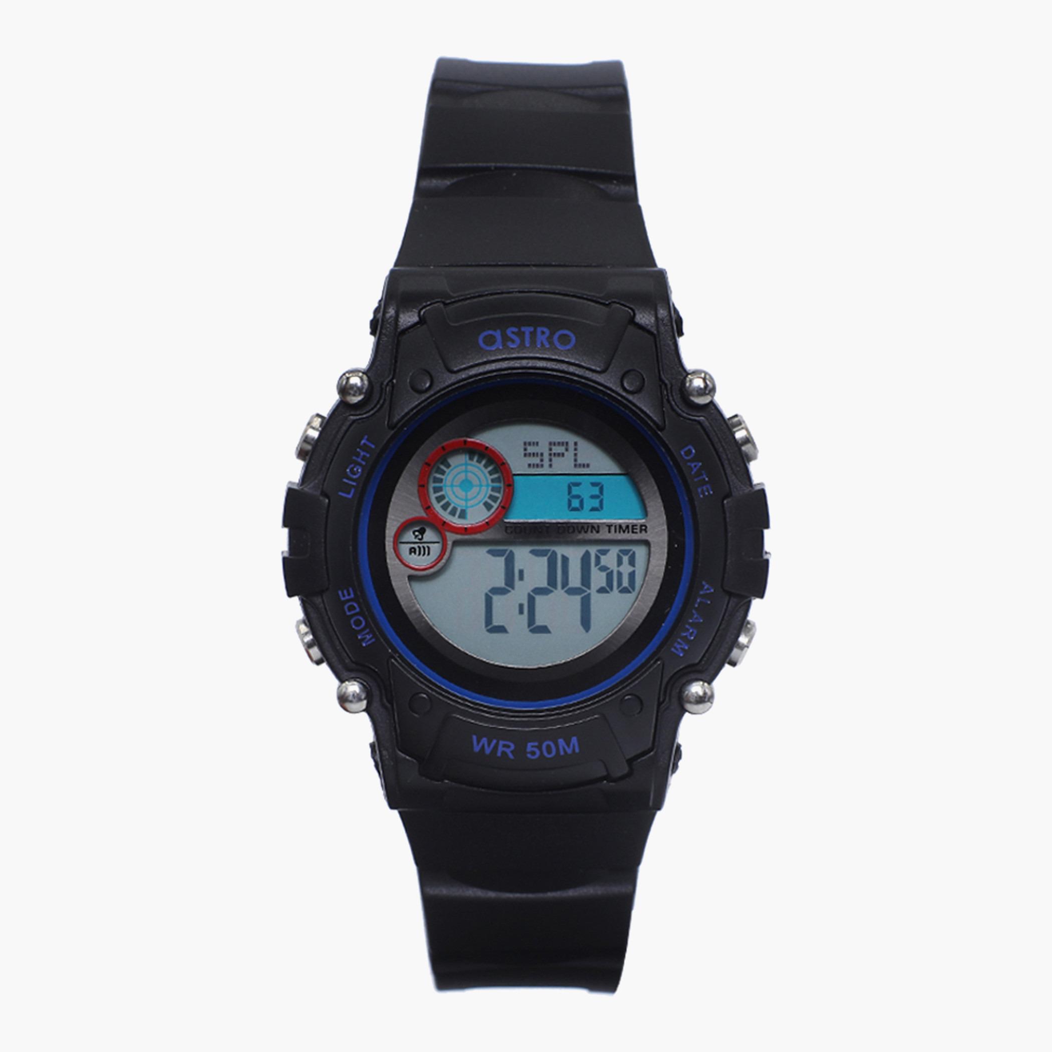 A9921-PPBB- راقب حزام لدائن رقميّة أسود أطفال أسترو-boys-accessories-watches-image-1