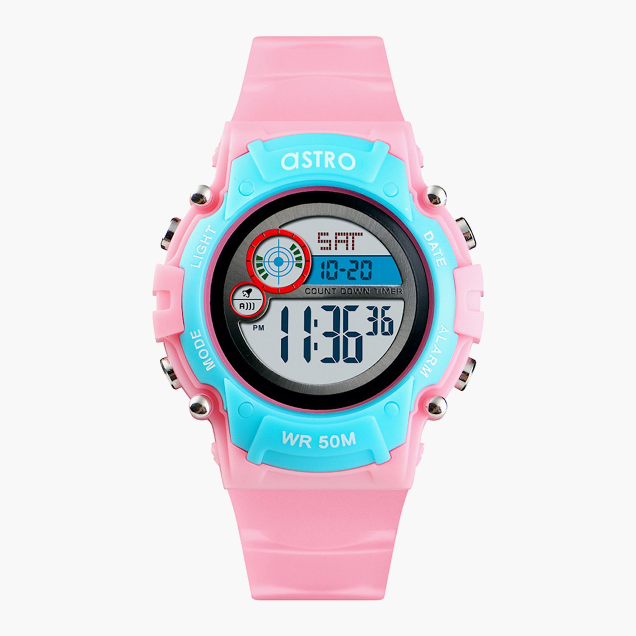 A9921-PPPBL- راقب حزام لدائن رقميّة لون القرنفل أطفال أسترو-boys-accessories-watches-image-1
