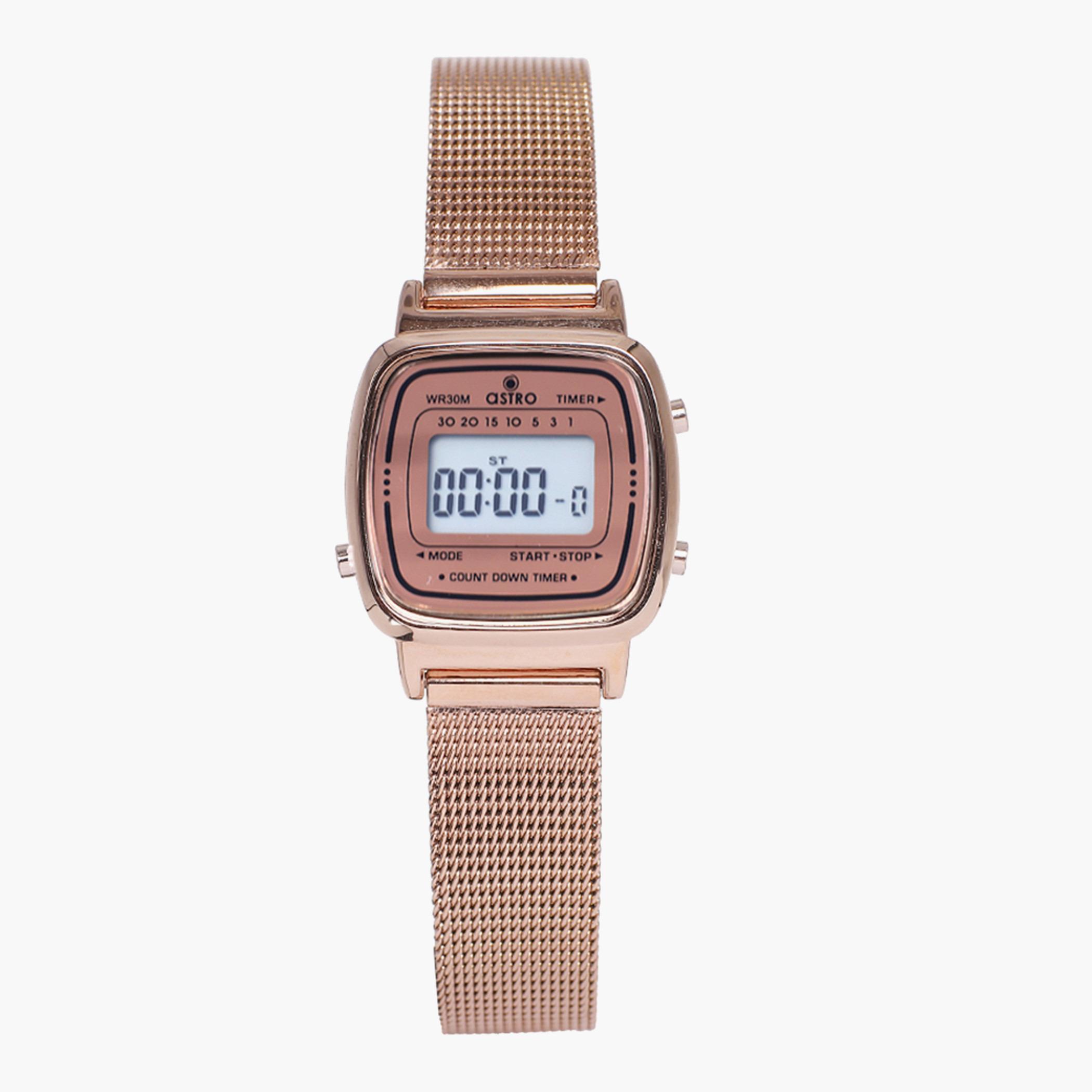 A21704-RBKK- راقب حزام ستانليس ستيل رقميّة ذهبي وردي أطفال أسترو-boys-accessories-watches-image-1