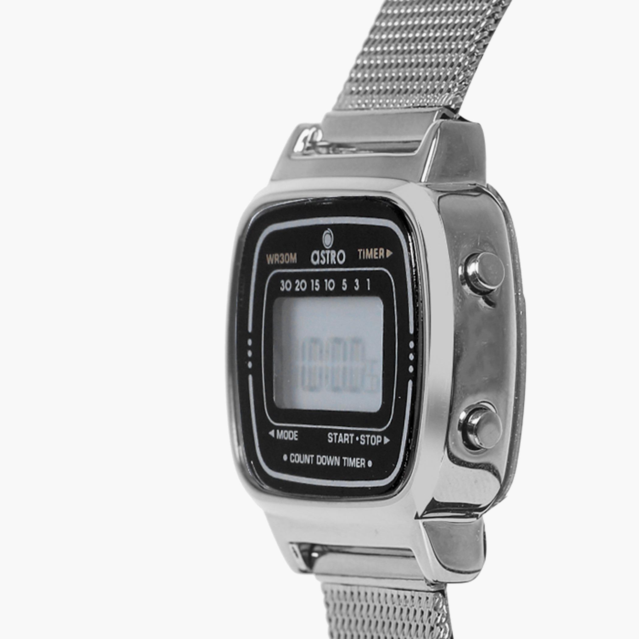 Astro Kids Silver Digital Stainless Steel Strap Watch - A21704-SBSB-boys-accessories-watches-image-2