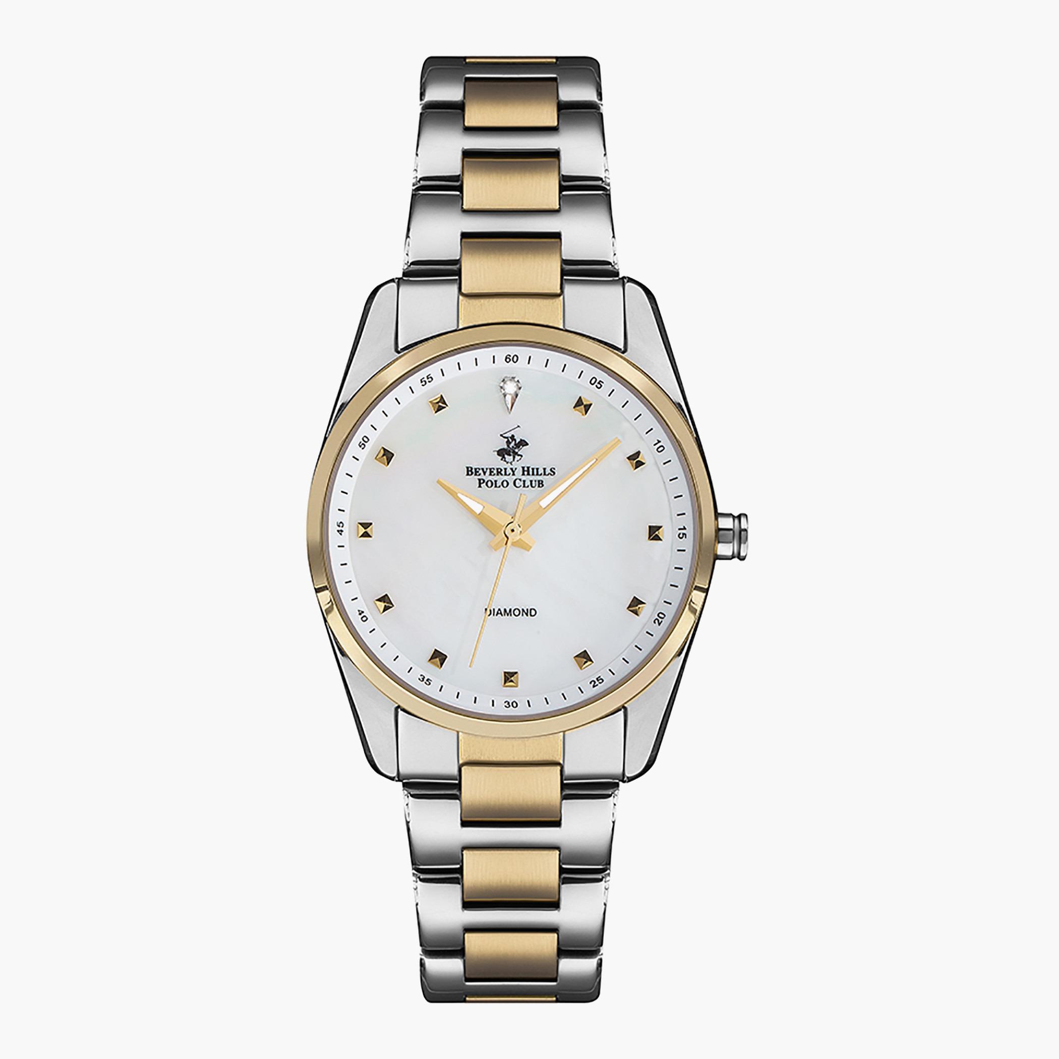 Beverly Hills Polo Club Women Silver & Rose Gold Analog Metal Strap Watch - BP3159C.220-women-watchesandjewellery-watches-image-1