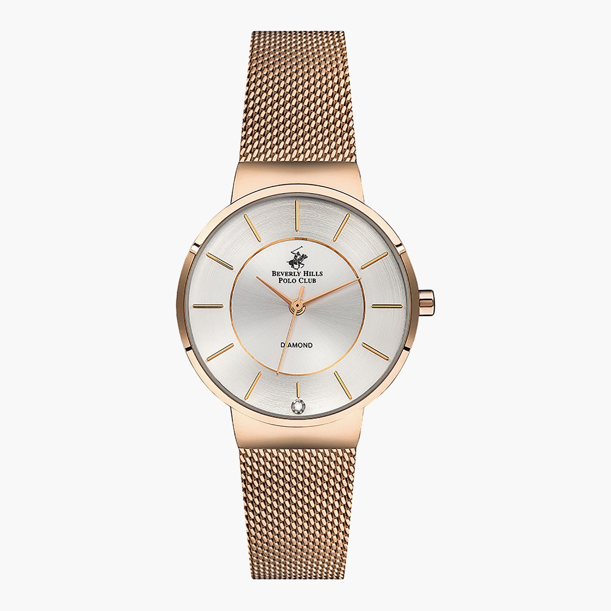 Beverly Hills Polo Club Women Rose Gold Analog Stainless Steel Strap Watch - BP3186X.430-women-watchesandjewellery-watches-image-1