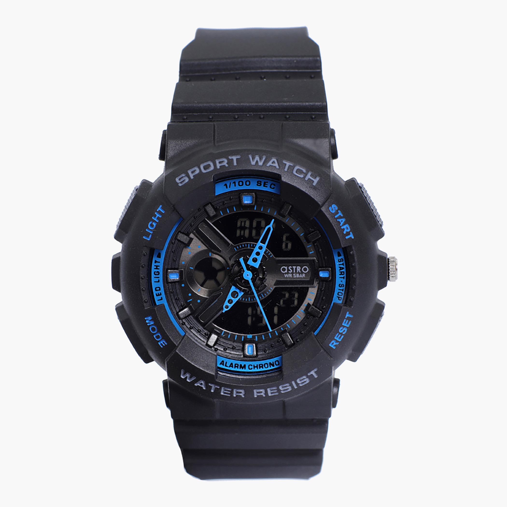 A21805-PPBBL- راقب حزام لدائن تناظرية/ رقمية أسود للرجال أسترو-men-watchesandjewellery-watches-image-1