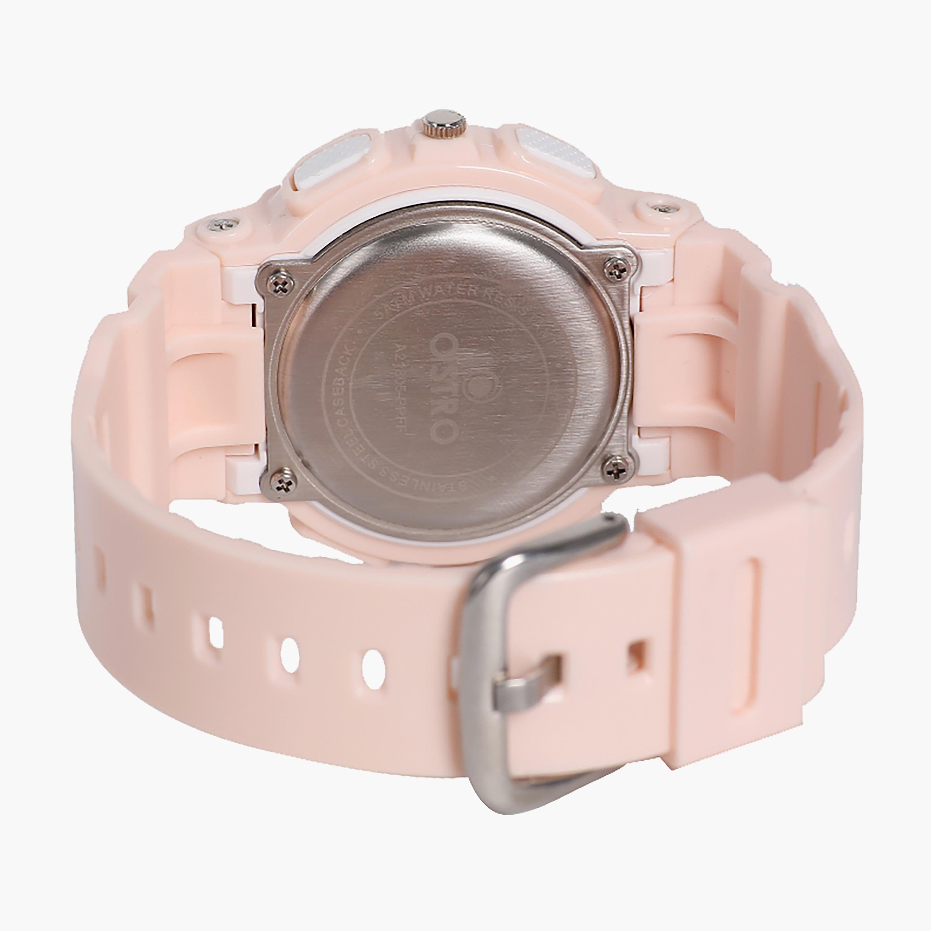 A21805-PPFF- راقب حزام لدائن تناظرية/ رقمية لون القرنفل للرجال أسترو-men-watchesandjewellery-watches-image-3
