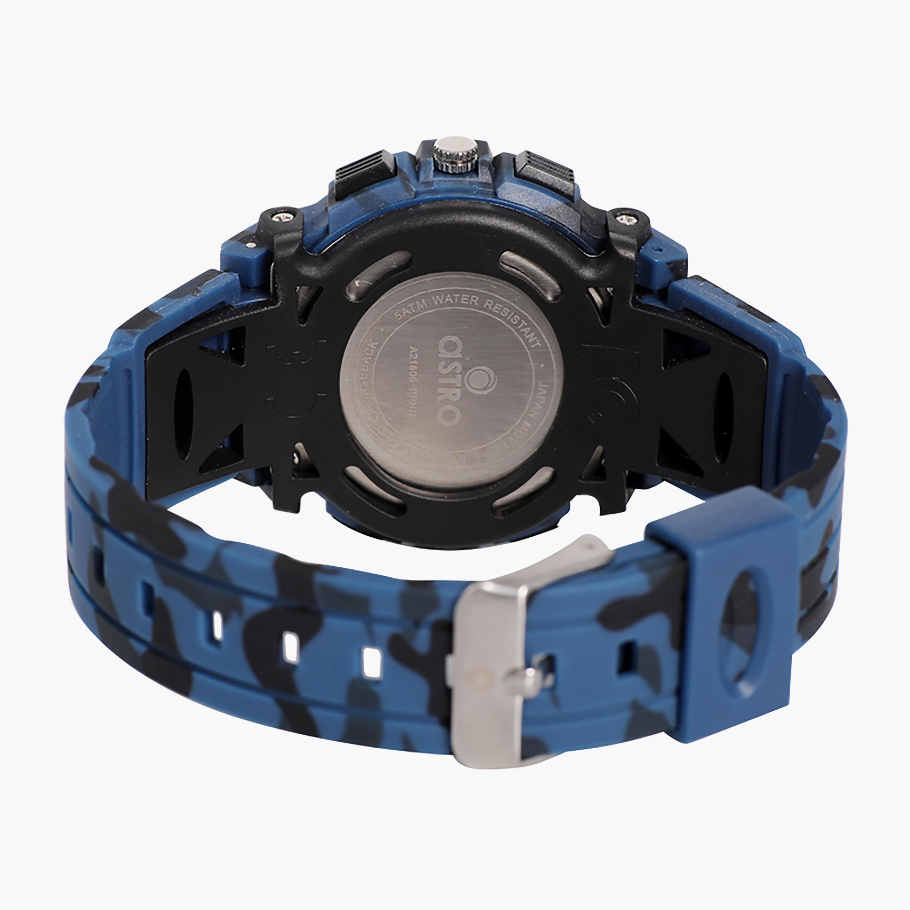 A21806-PPNN- راقب حزام لدائن تناظرية/ رقمية أزرق للرجال أسترو-men-watchesandjewellery-watches-image-3