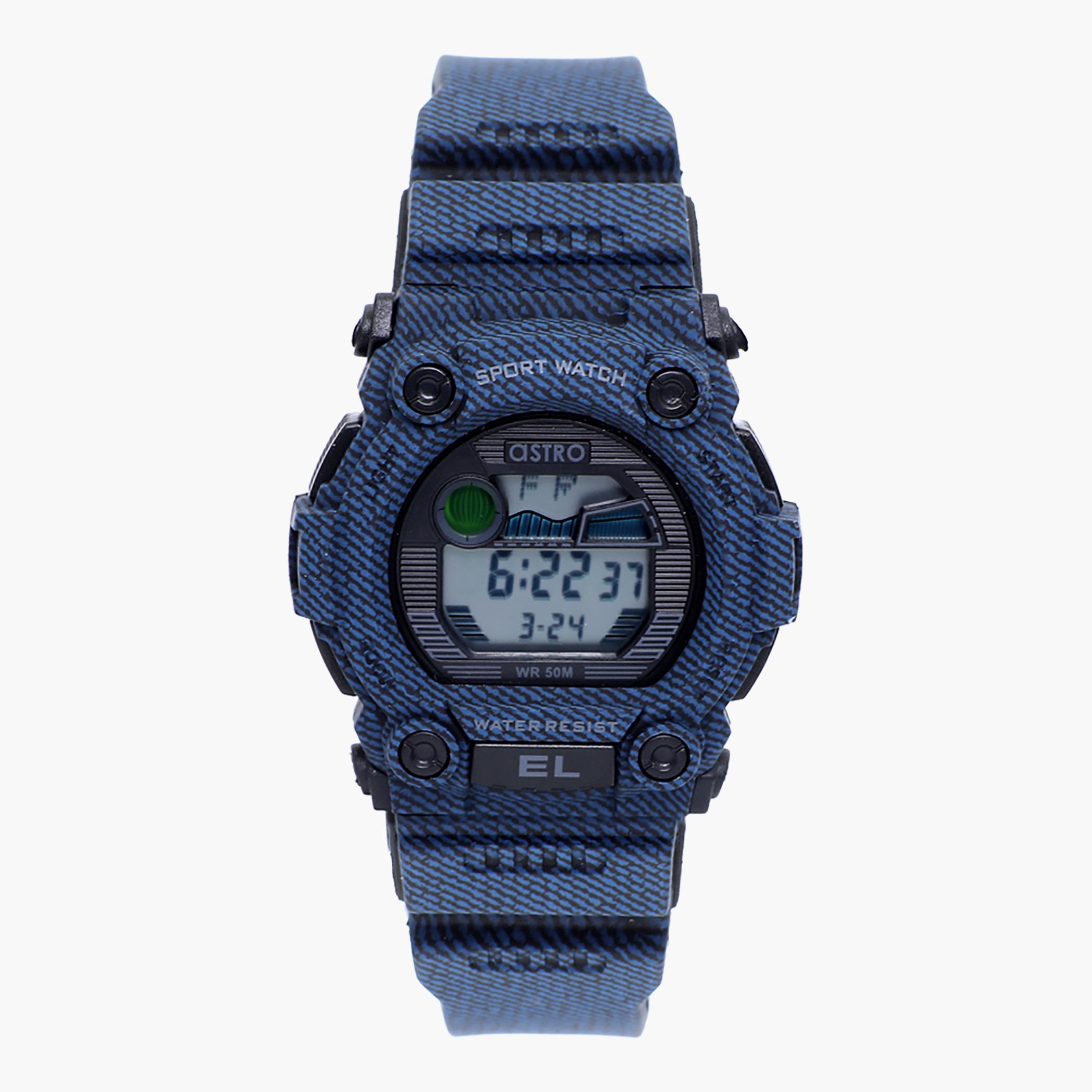A21901-PPNB- راقب حزام لدائن رقميّة أزرق أطفال أسترو-boys-accessories-watches-image-1