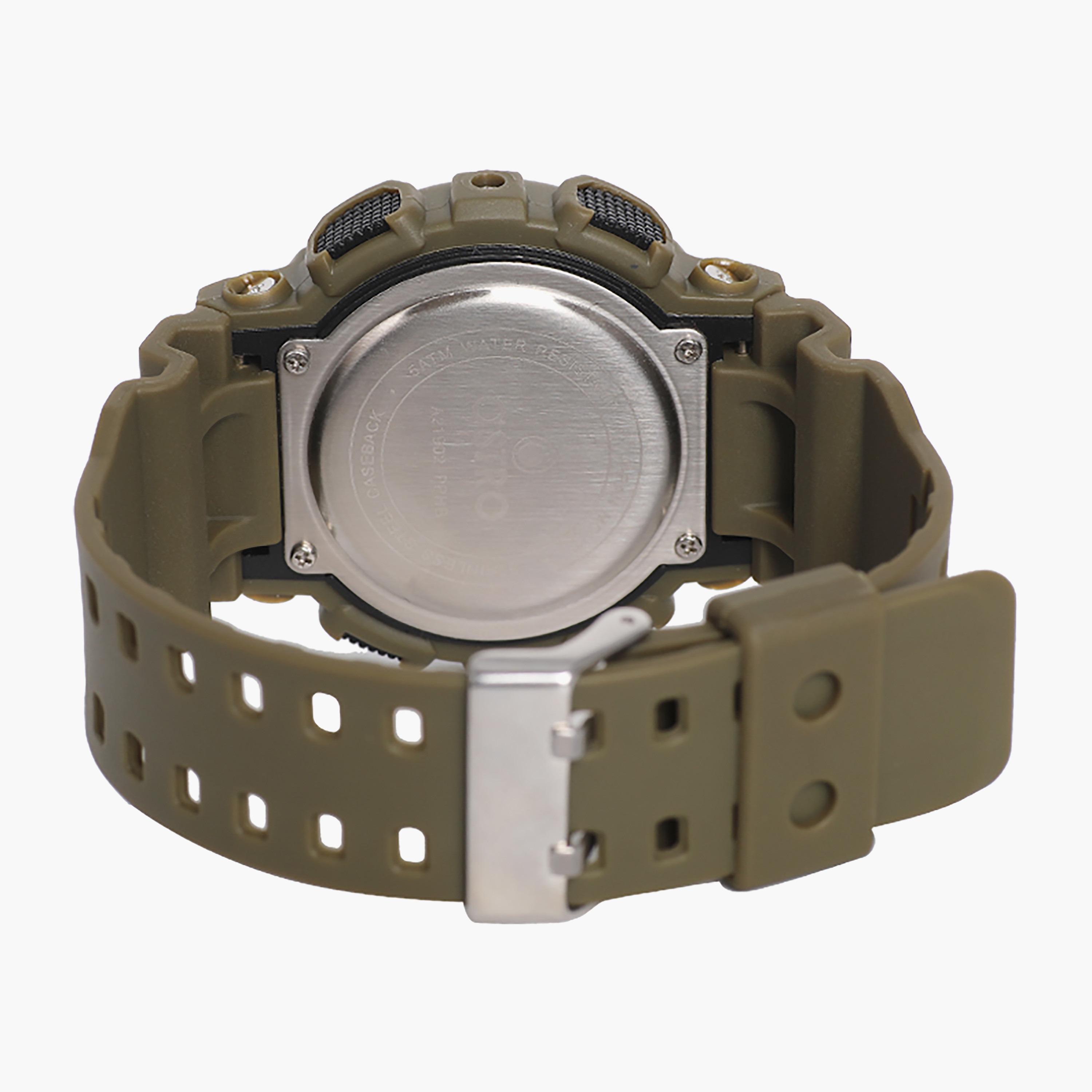 A21902-PPHB- راقب حزام لدائن رقميّة أخضر للرجال أسترو-men-watchesandjewellery-watches-image-3