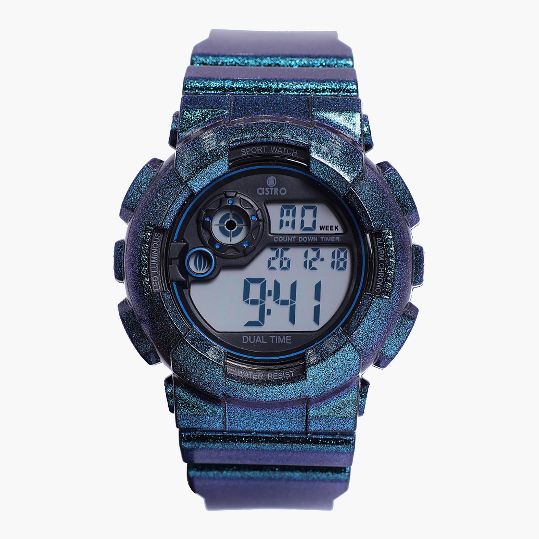 A21902-PPLB- راقب حزام لدائن رقميّة أزرق للرجال أسترو-men-watchesandjewellery-watches-image-1