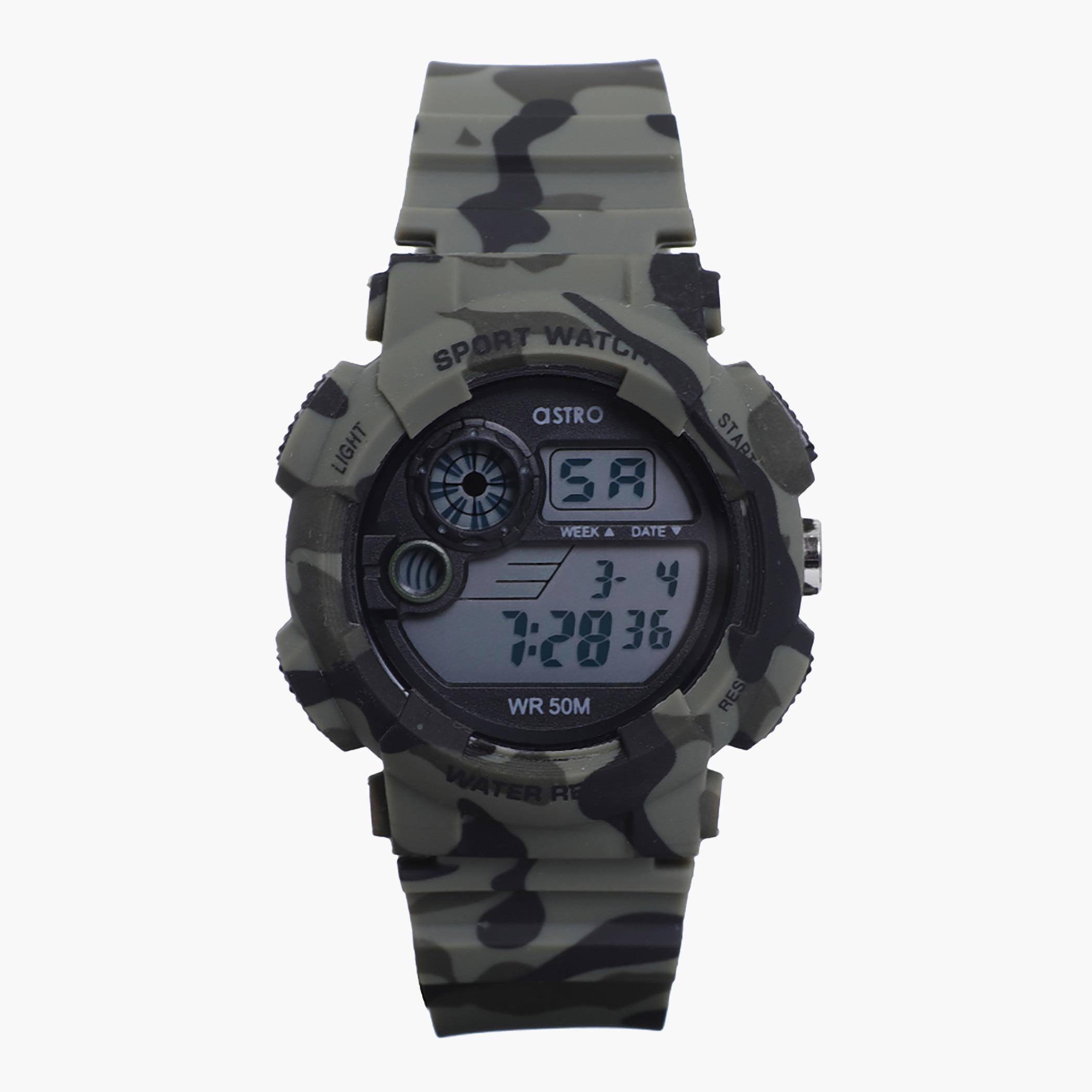 A21903-PPHB- راقب حزام سيليكون رقميّة رمادي للرجال أسترو-men-watchesandjewellery-watches-image-1