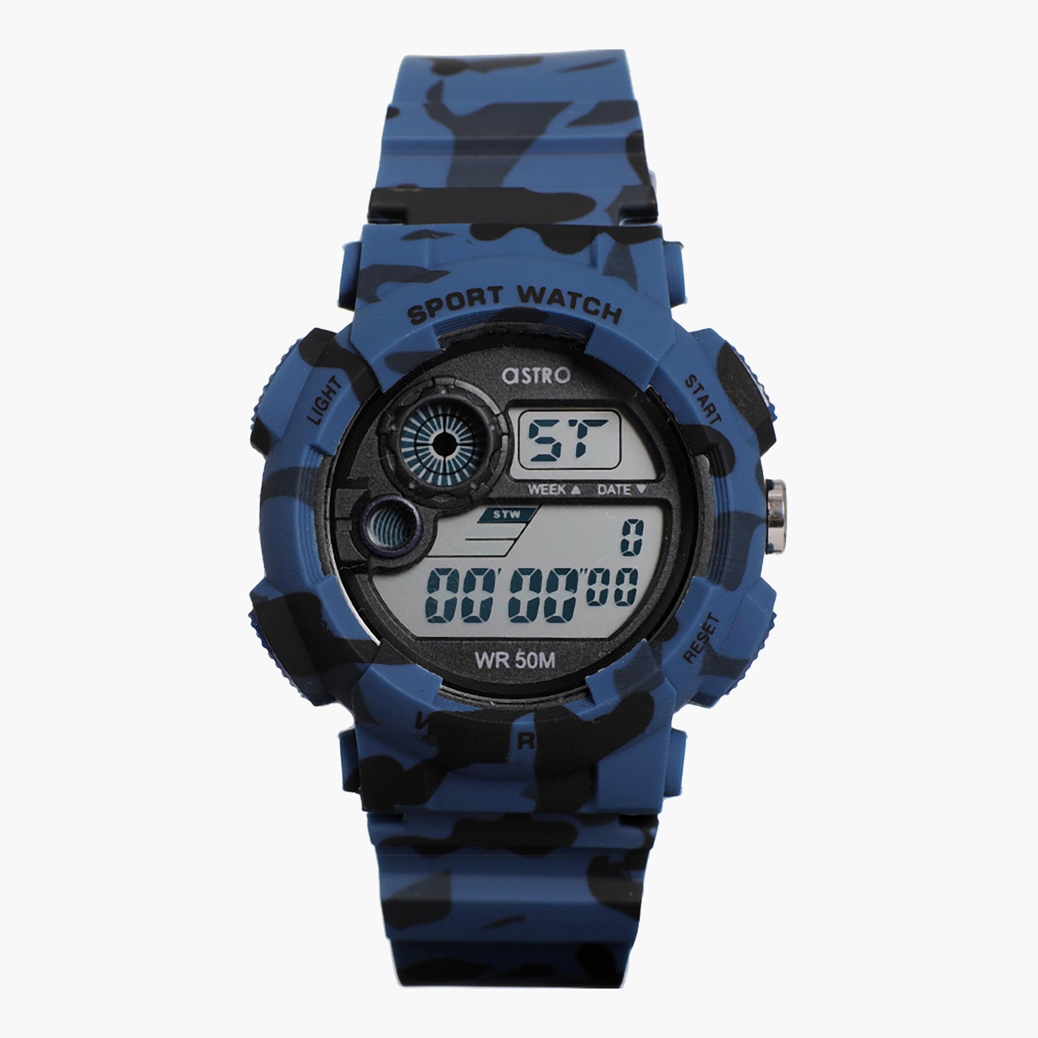 A21903-PPNB- راقب حزام سيليكون رقميّة أزرق للرجال أسترو-men-watchesandjewellery-watches-image-1