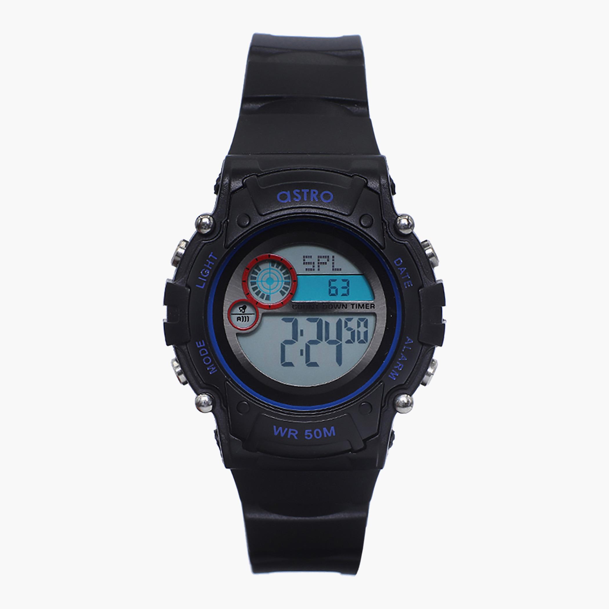 A9921-PPBB- راقب حزام لدائن رقميّة أسود أطفال أسترو-boys-accessories-watches-image-1