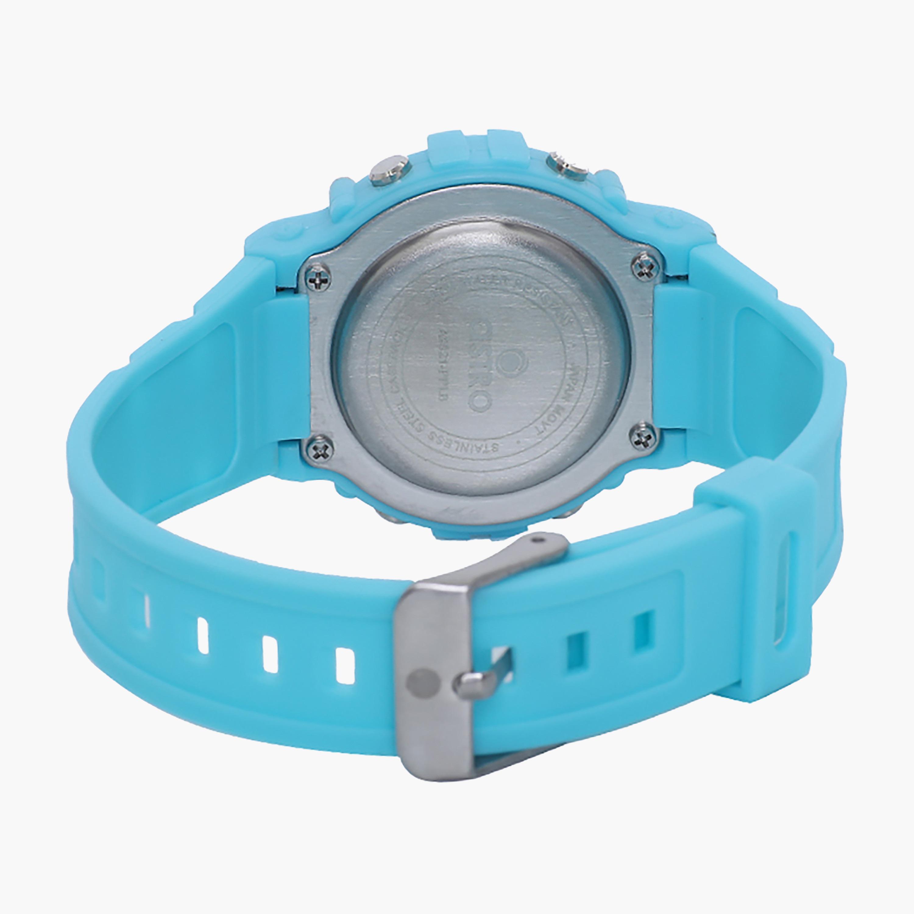 Astro Kids Turquoise Digital Plastic Strap Watch - A9921-PPLB-boys-accessories-watches-image-3