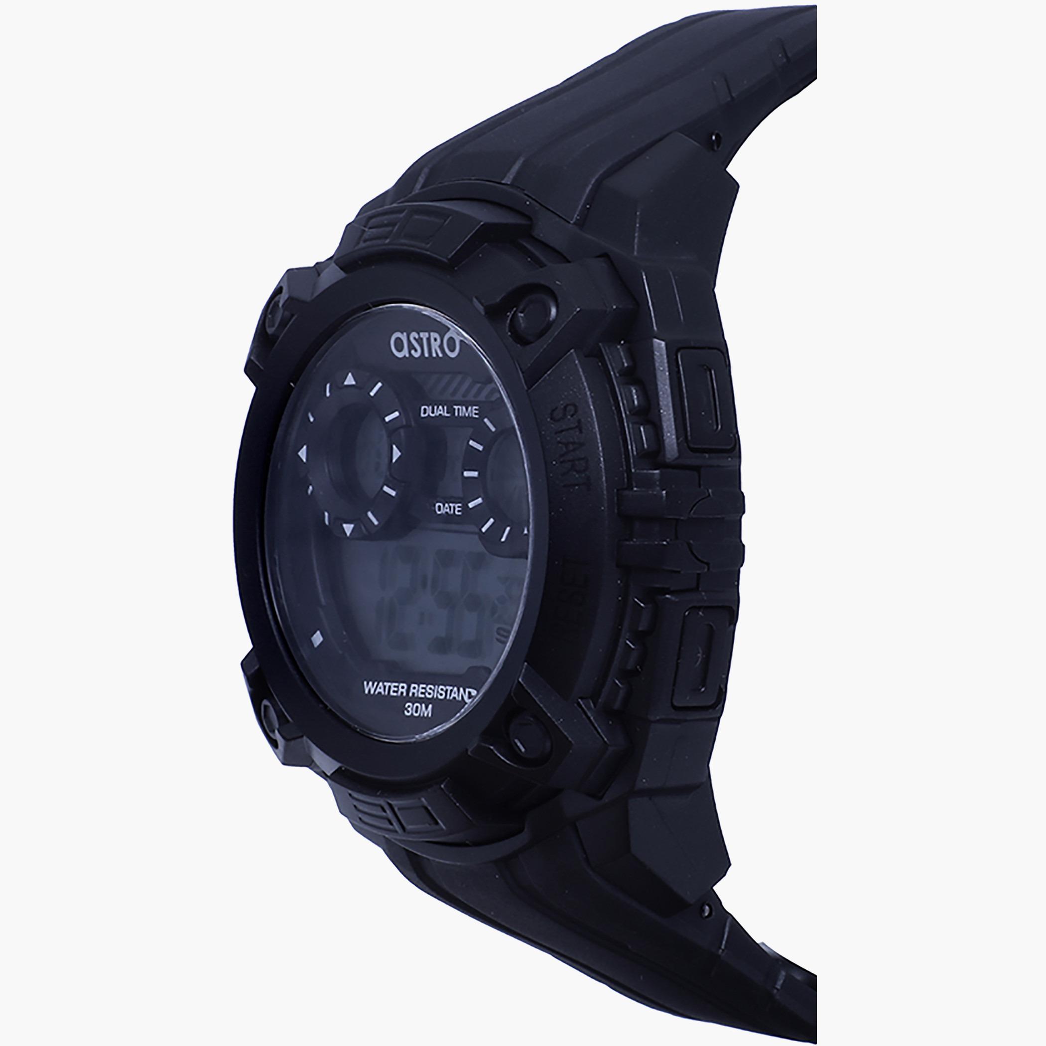 Astro Men Black Digital Plastic Strap Watch - A20909-BLACK-men-watchesandjewellery-watches-image-2