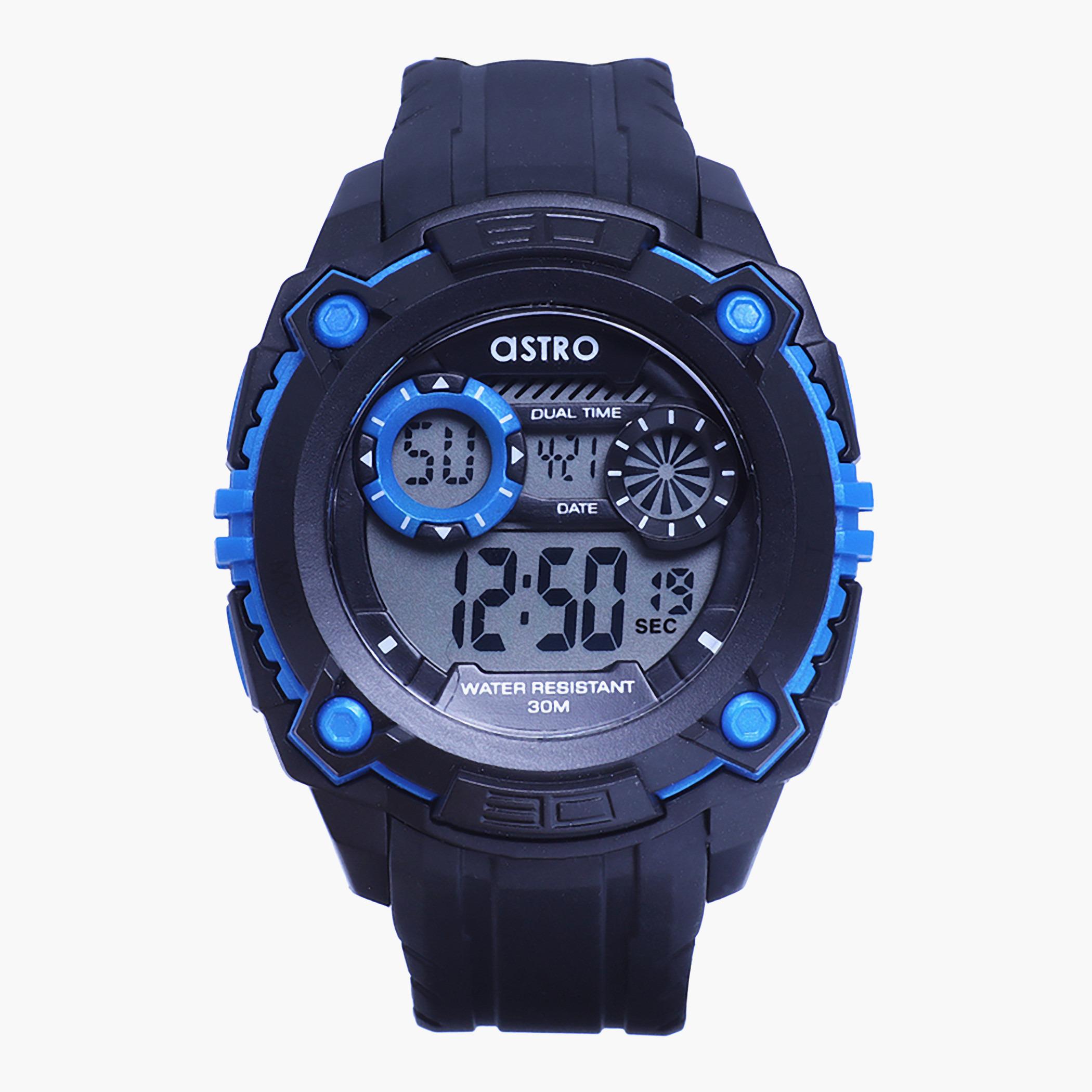 A20909-BLUE- راقب حزام لدائن رقميّة أزرق للرجال أسترو-men-watchesandjewellery-watches-image-1