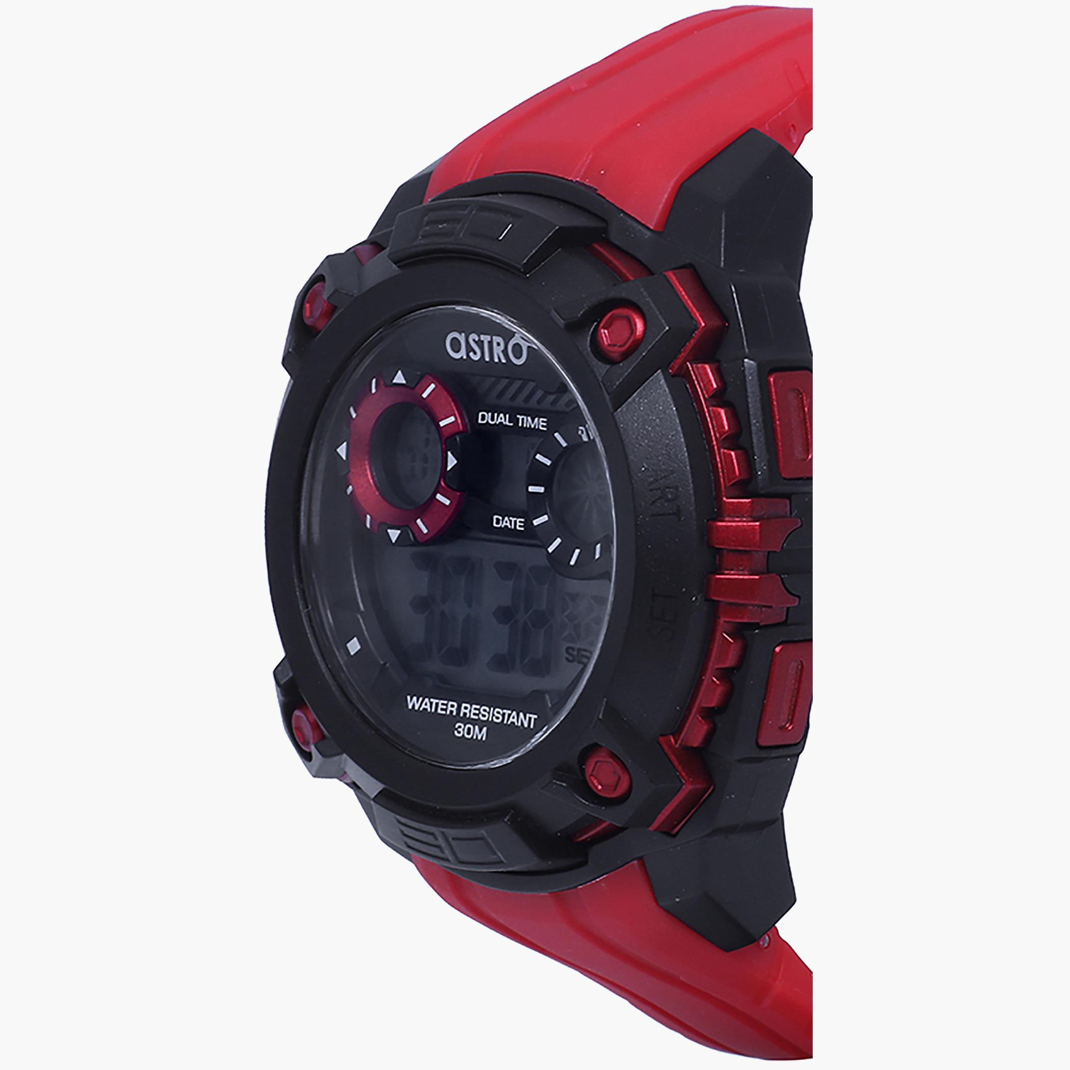 A20909-RED- راقب حزام لدائن رقميّة أحمر للرجال أسترو-men-watchesandjewellery-watches-image-2